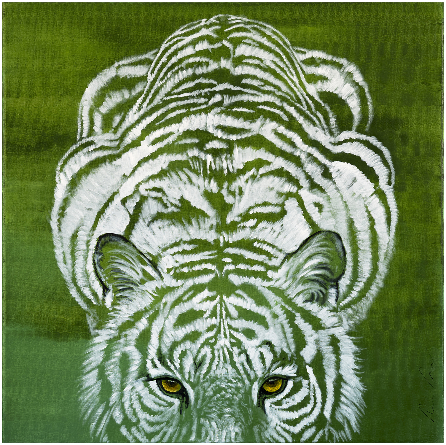 Lezzueck Coosemans: Bild ‚Serie Lichtblick I Tiger‘ (2026) (Unikat)