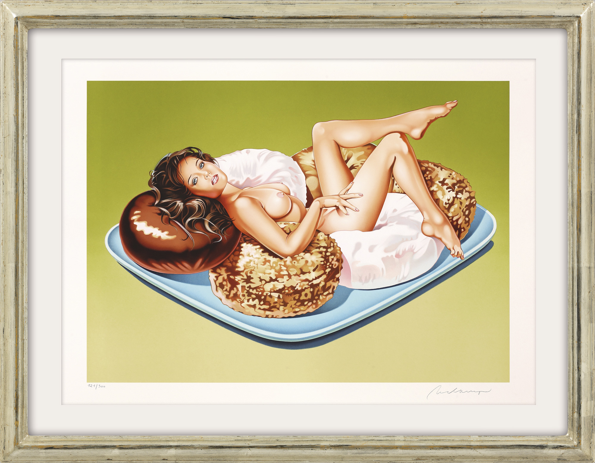 Mel Ramos: Bild ‚Donut Doll‘ (2018)