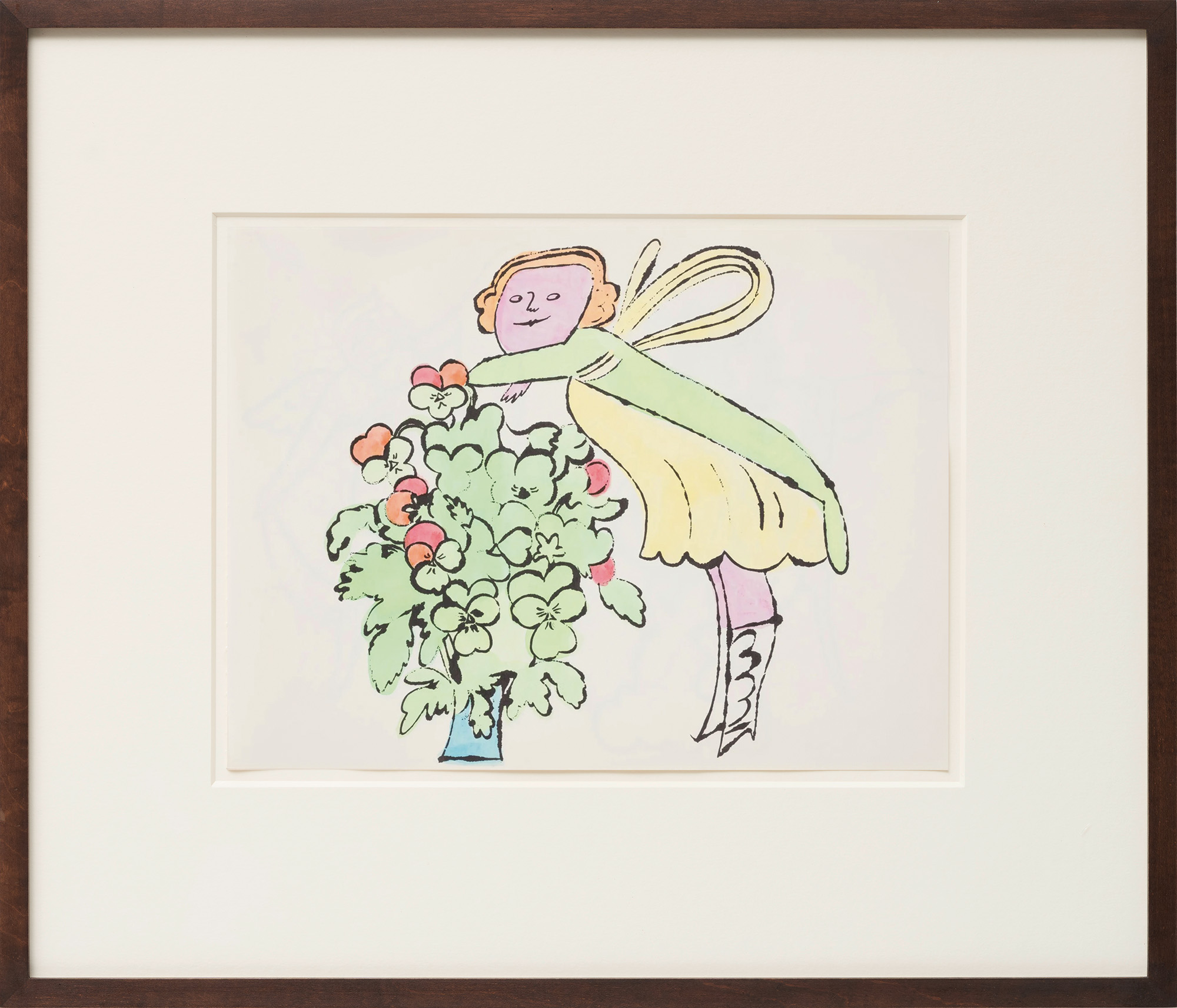 Andy Warhol: Bild ‚In the bottom of my garden FS IV. 98A‘ (1956)