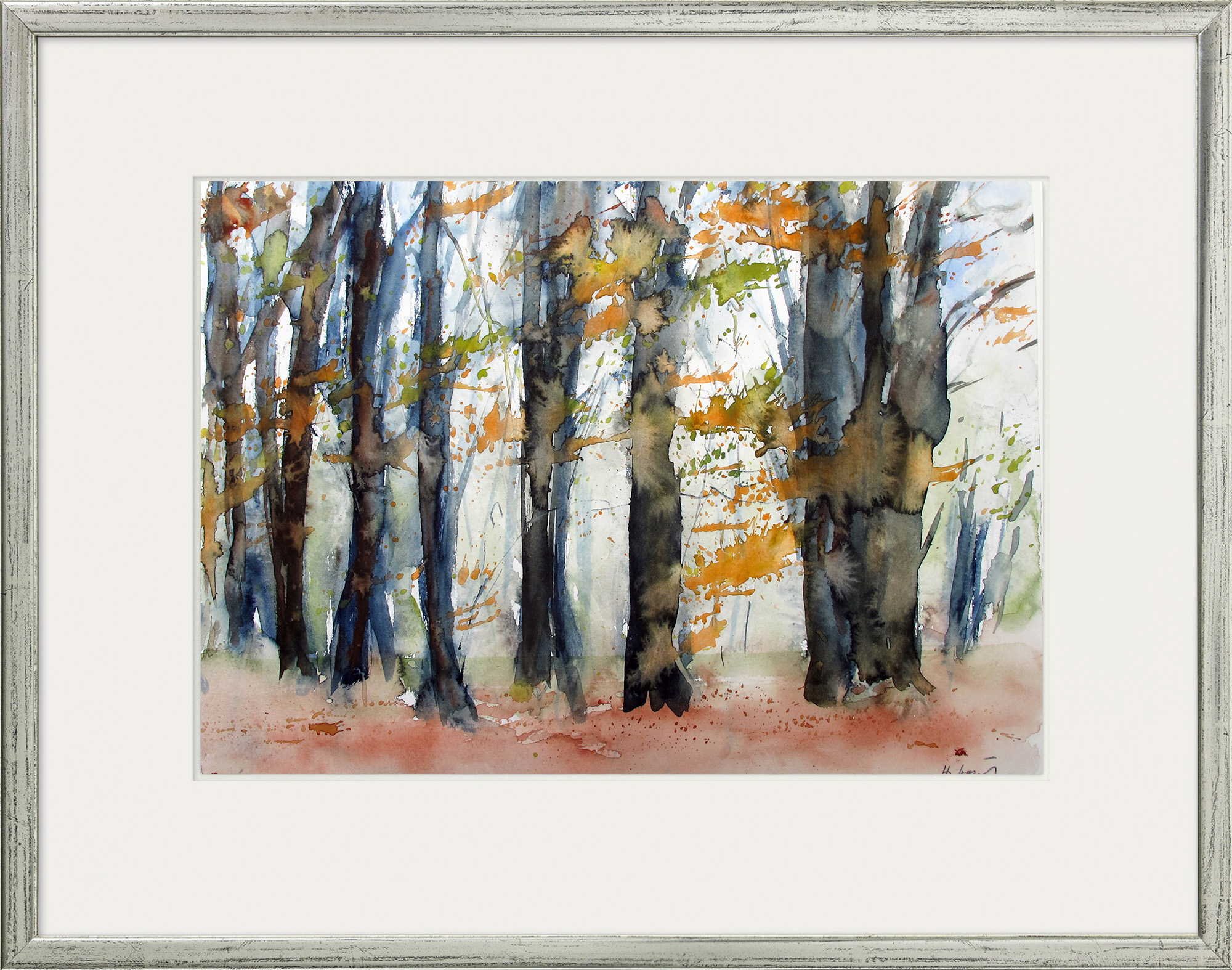 Hans-Jürgen Gaudeck: Bild ‚Herbstwald‘ (2022) (Unikat)