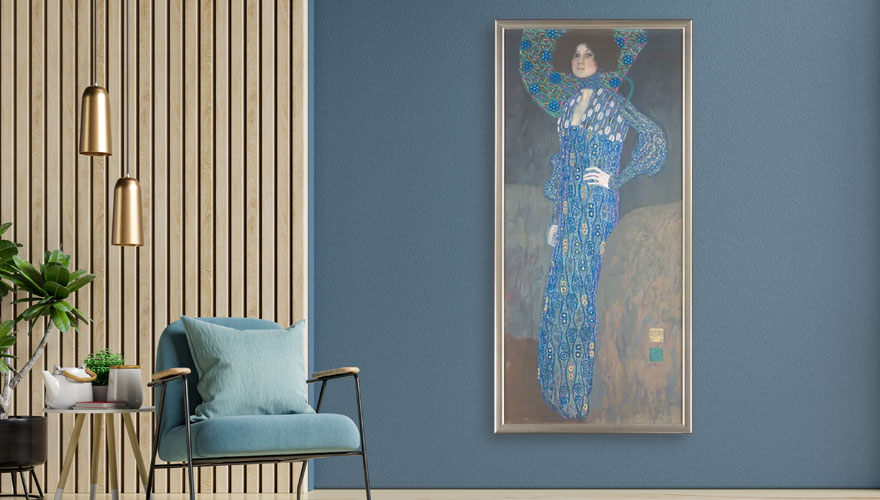 Die Musen in der Kunst - 'Bildnis der Emilie Flöge' von Gustav Klimt