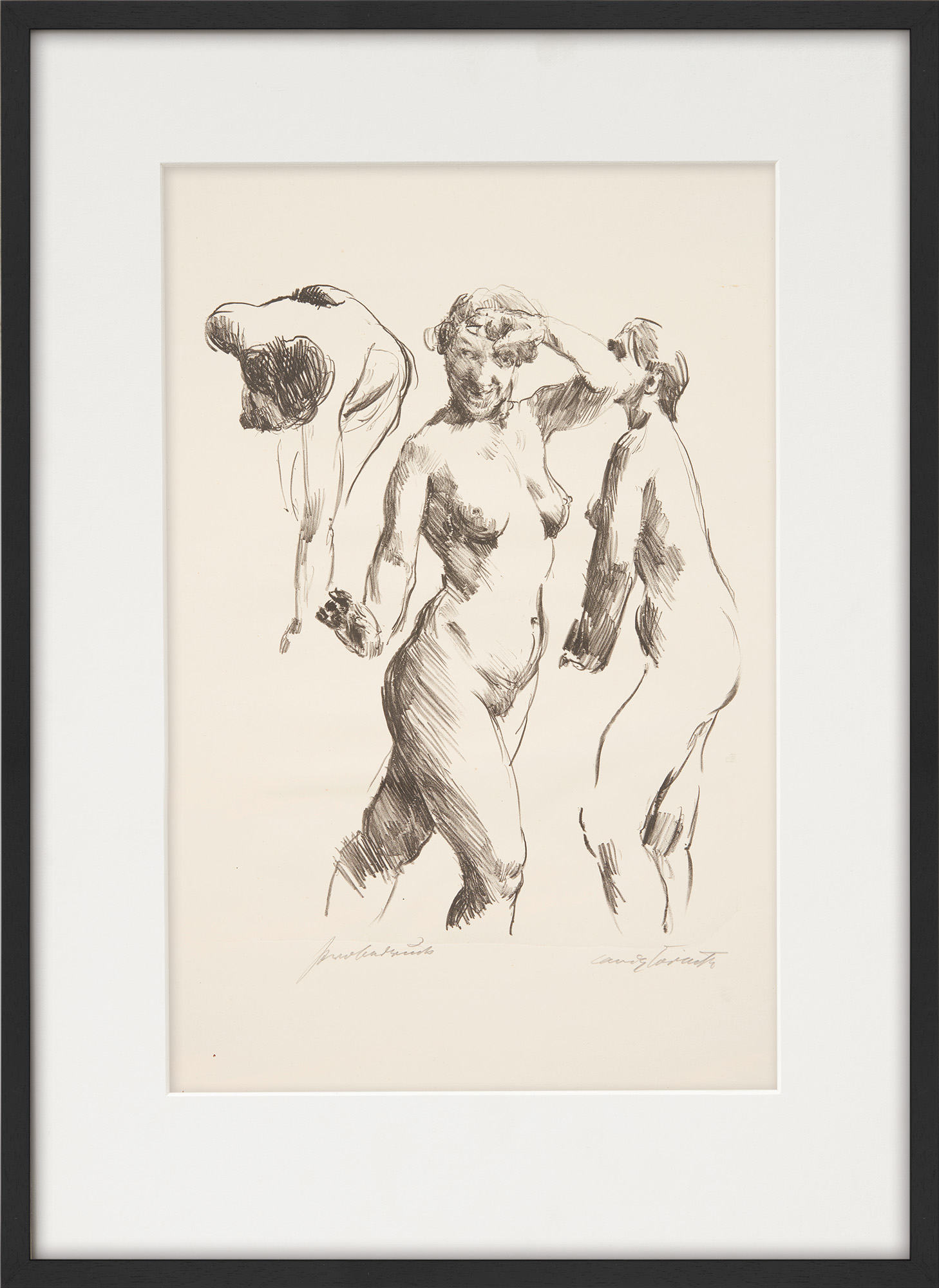 Lovis Corinth: Bild ‚Bewegungsstudien‘ (1913)