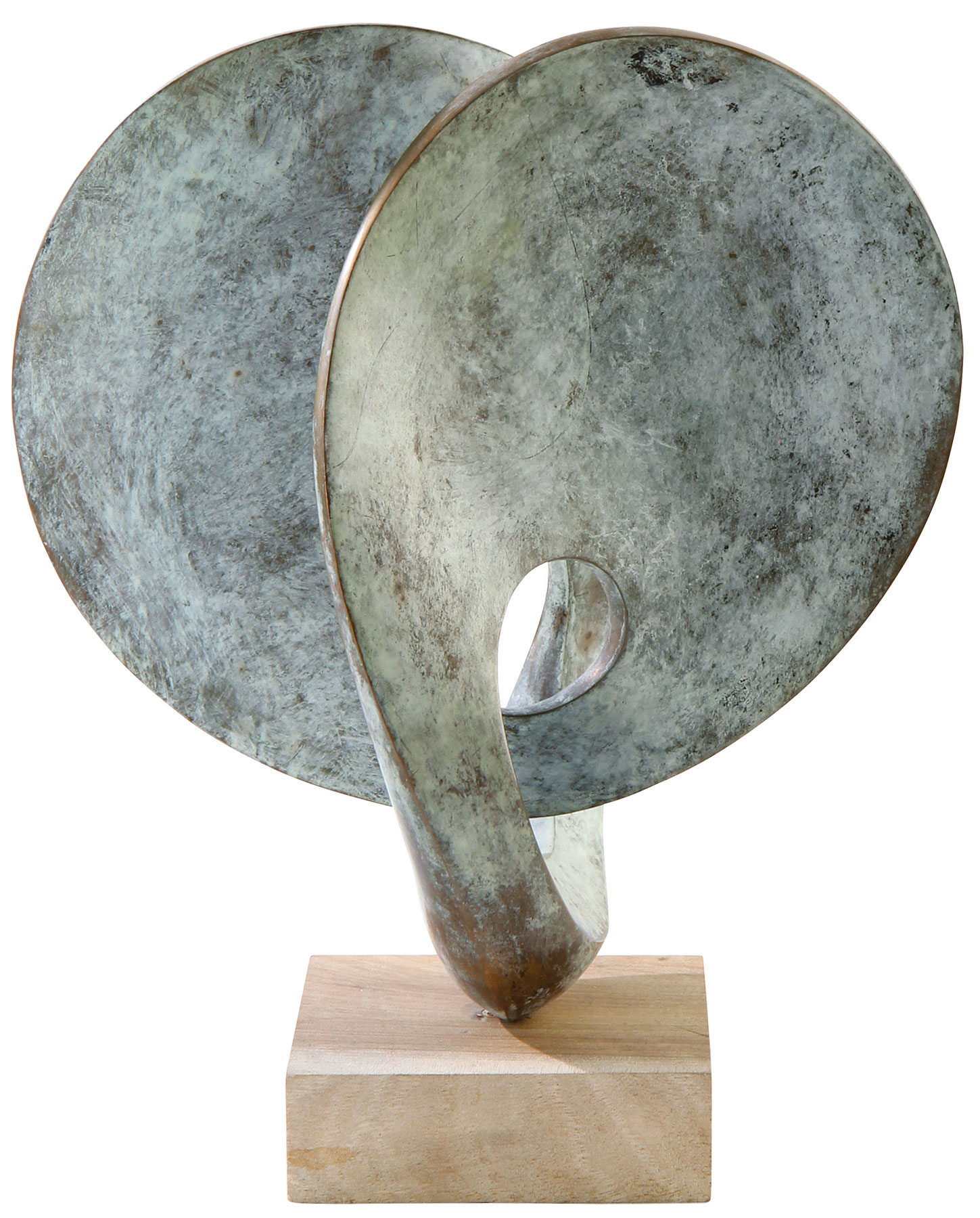 Skulptur "Reise I" (2015), Bronze von Yves Rasch