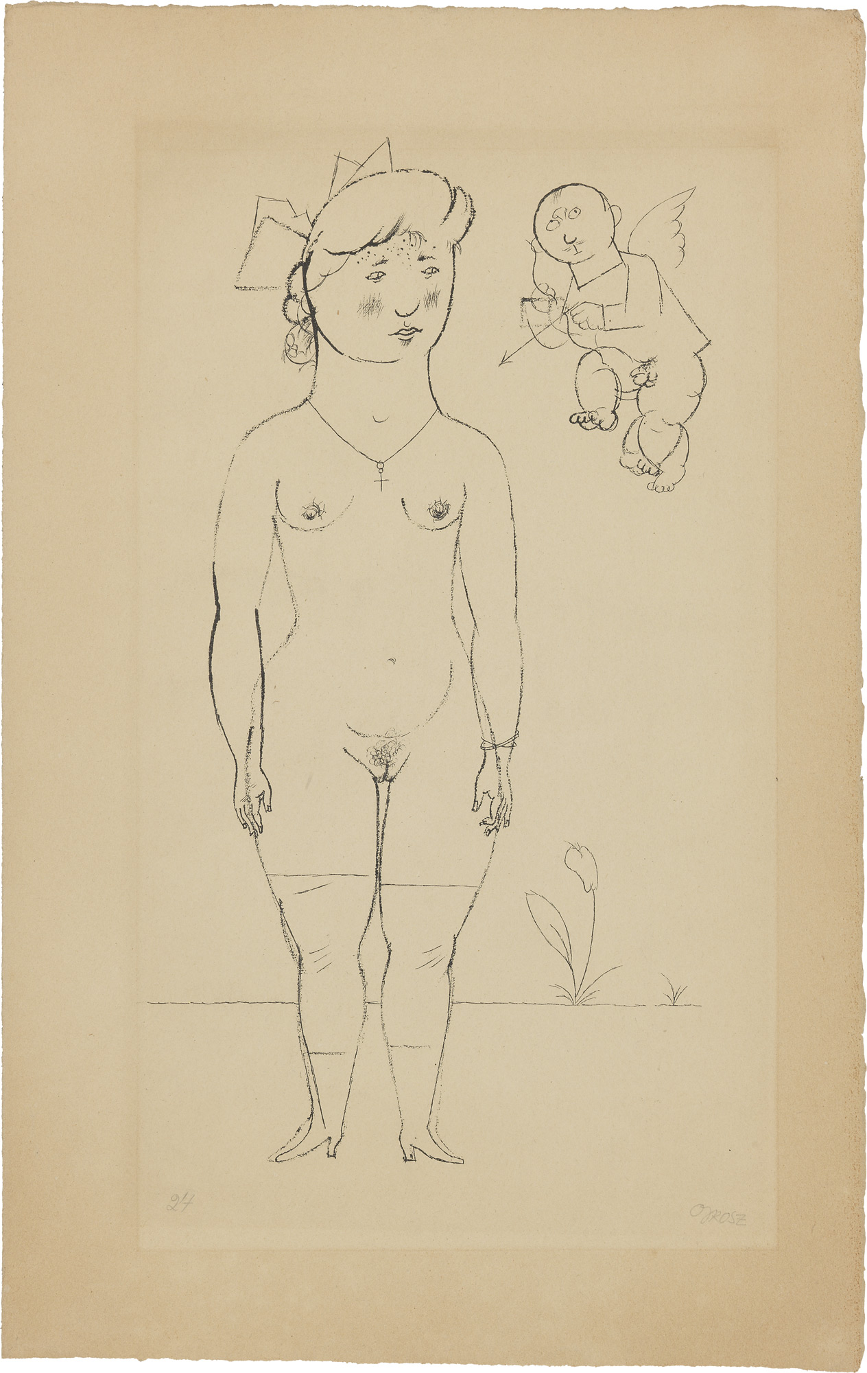 George Grosz: Bild ‚Nachbars Lenchen oder Frühlings Erwachen‘ (1919/1921)