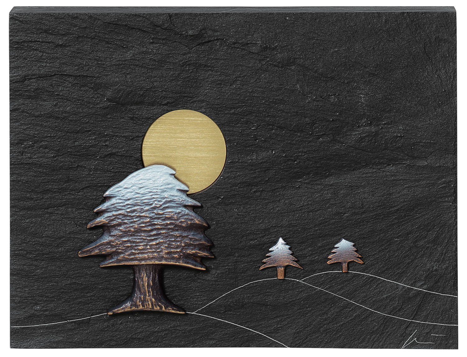 Wall object "WINTER - Snow Falling on Cedars" - from "Seasons Cycle" by Klaus Börner