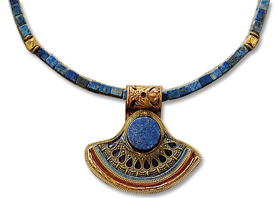 Lapis Lazuli Royal Necklace by Petra Waszak