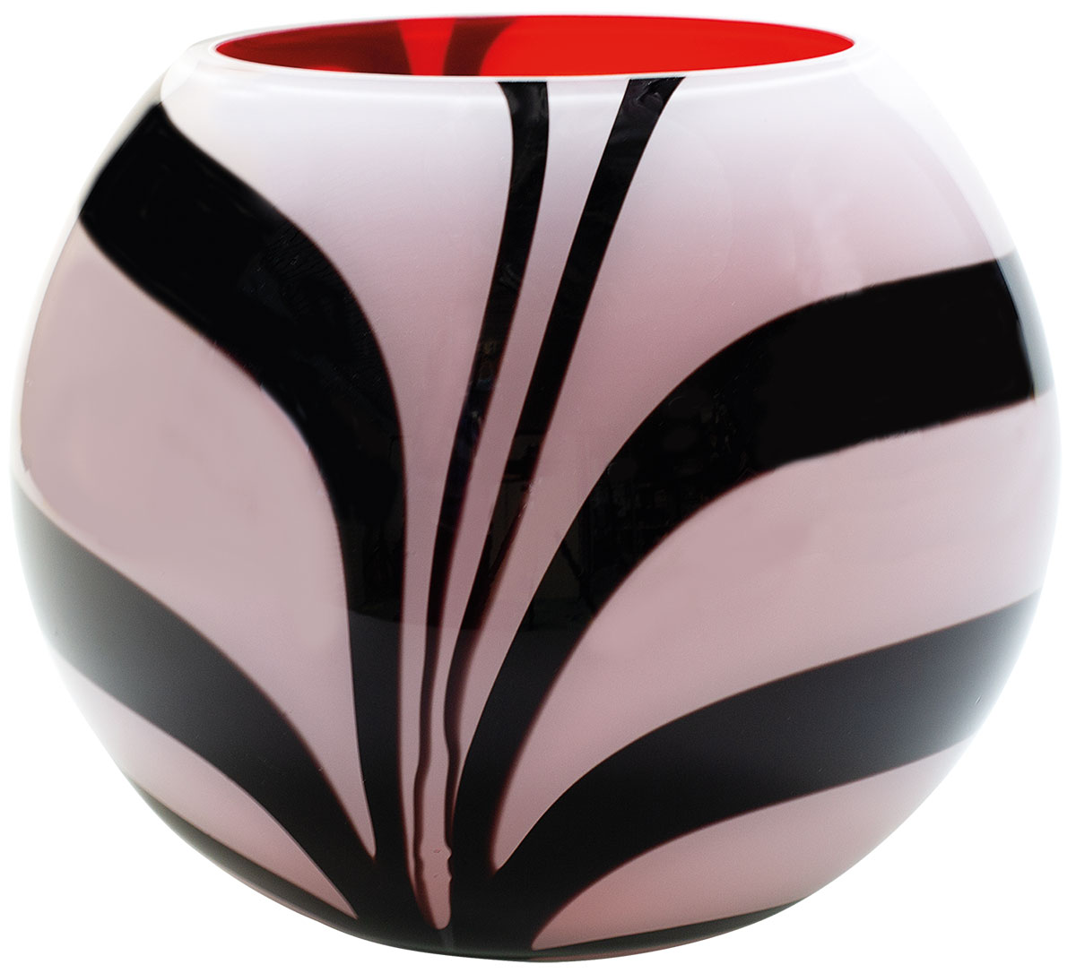 Glass vase "Curvy"