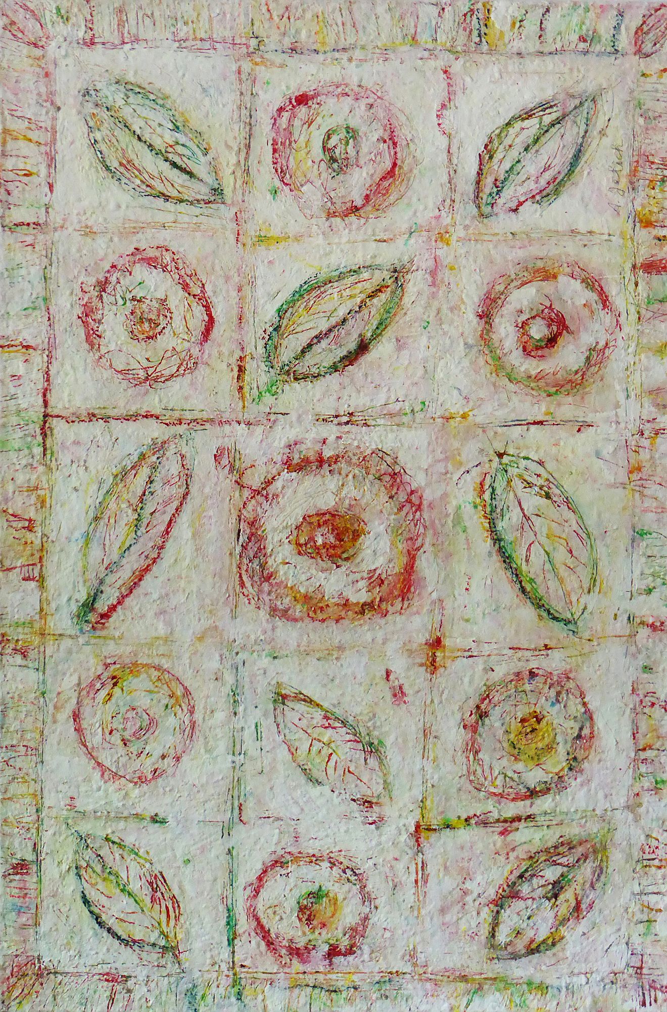 Angelika Jelich: Bild ‚Ritzbild Natur 1‘ (2007) (Unikat)