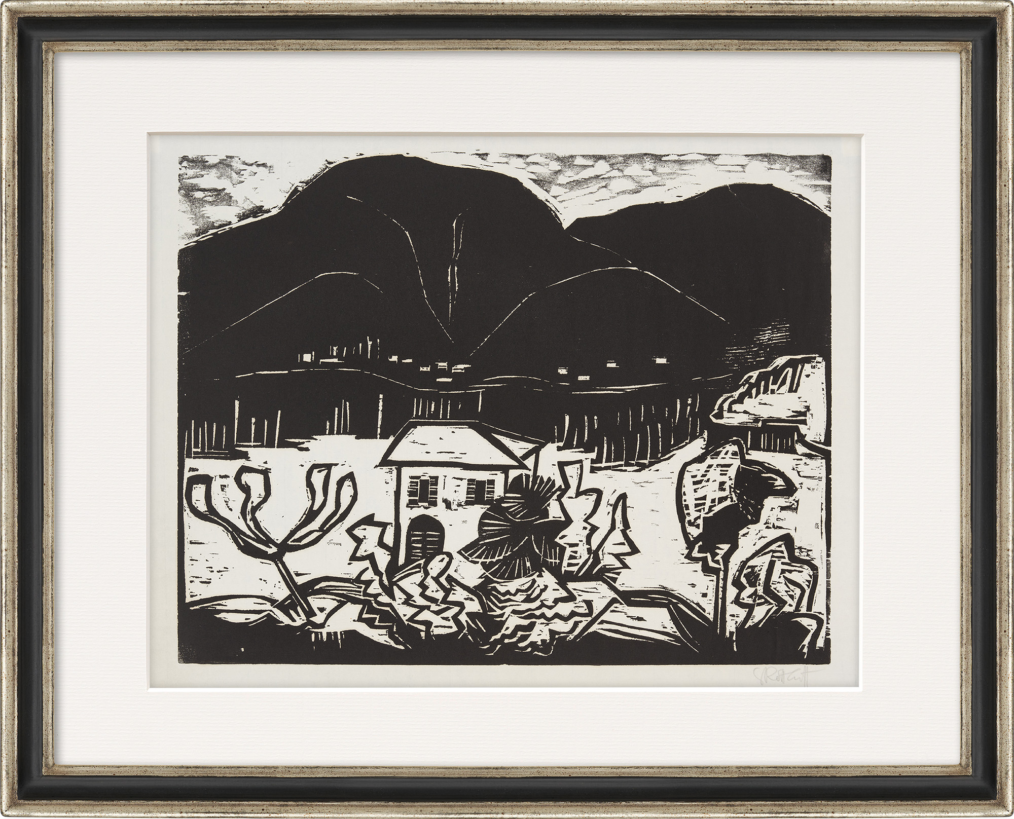Karl Schmidt-Rottluff: Bild ‚Lago Maggiore‘ (ca.1930)