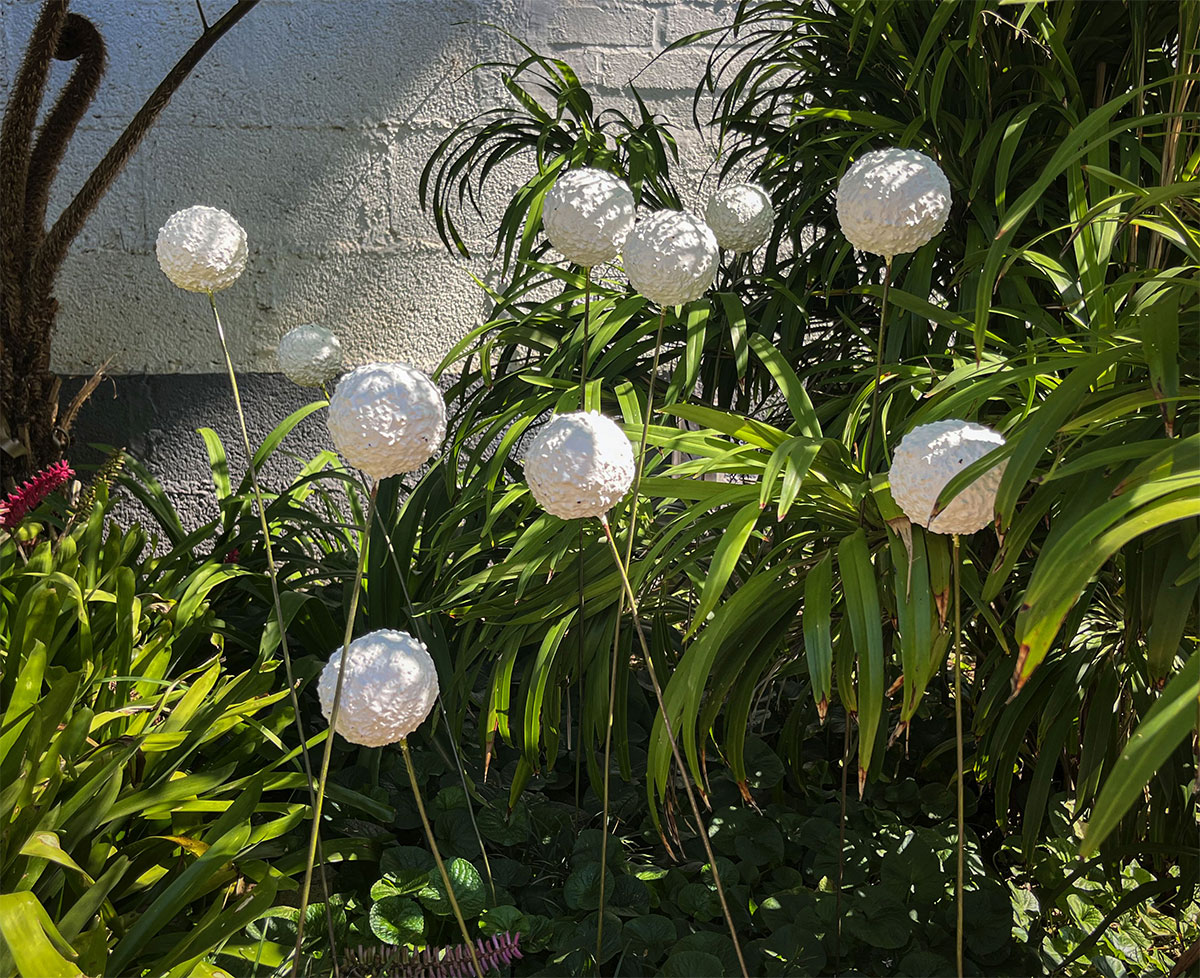 Gartenstecker-Blumenset