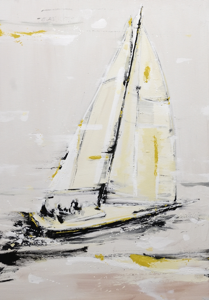 Lars Teichmann: Bild ‚Yacht-5-sea-icons‘ (2026) (Unikat)