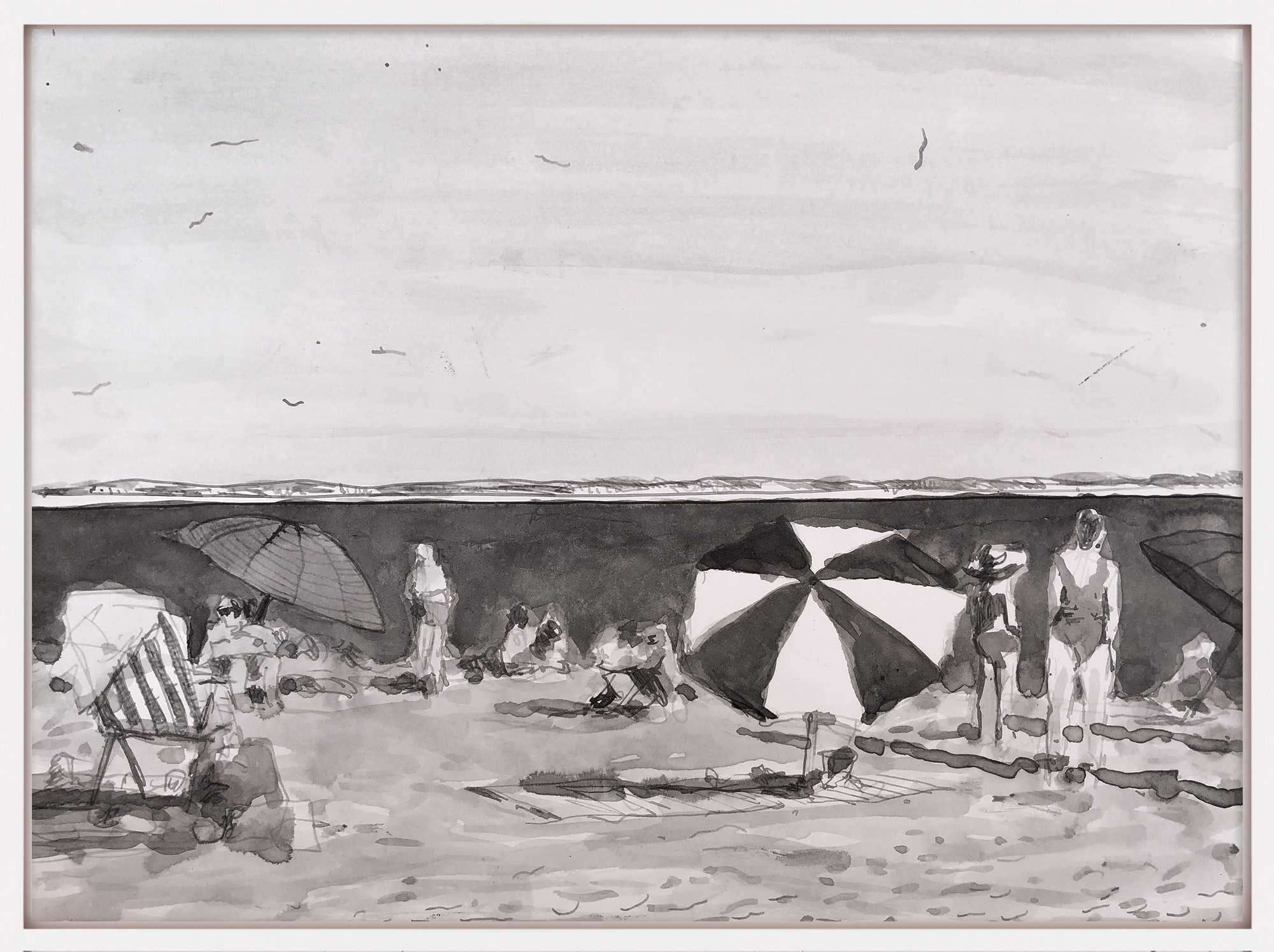 Dan Bina: Bild ‚Manhattan Beach: Unbroken Horizon‘ (2019) (Unikat)