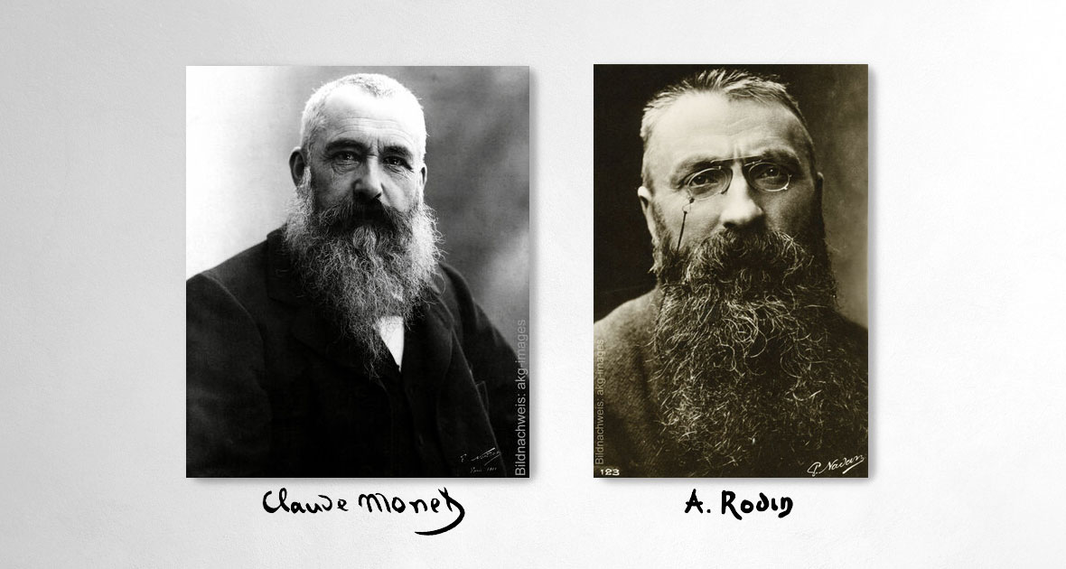 Zwei Revoluzzer - Rodin und Monet