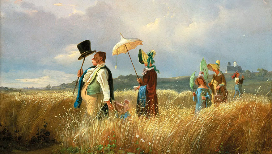 Carl Spitzweg: Picture 'Sunday Stroll'