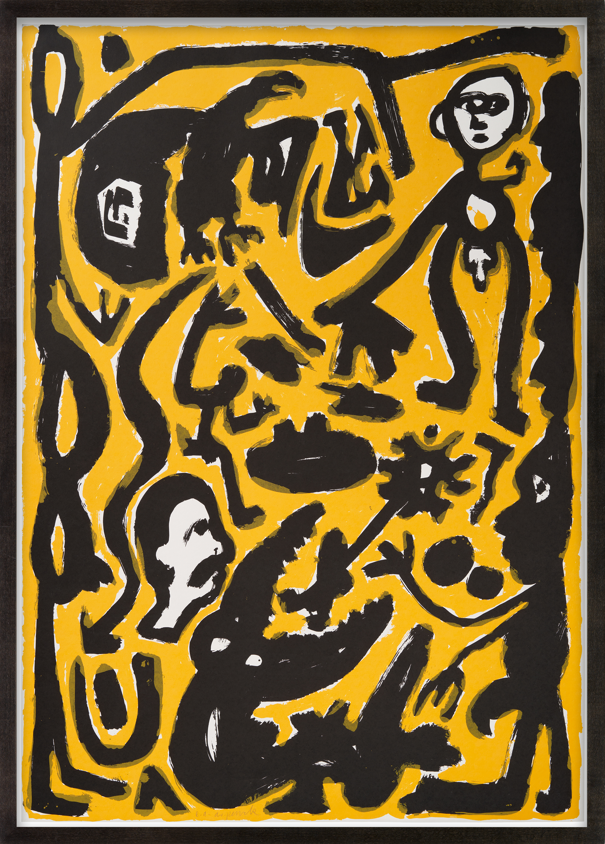 A. R. Penck: Bild ‚Ohne Titel‘