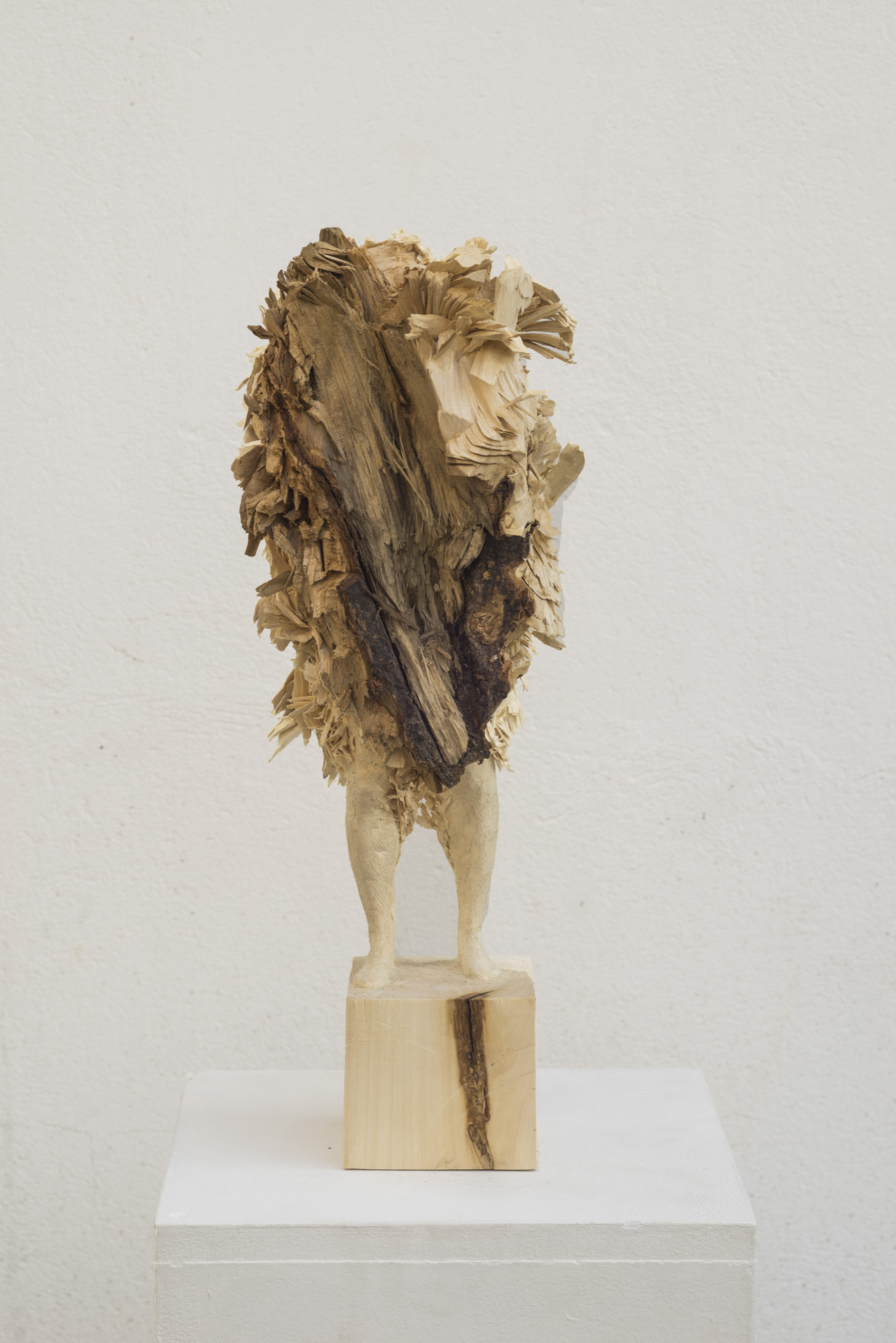 Edvardas Racevicius: Skulptur ‚Ohne Titel‘ (2019) (Unikat), Holz – Art.-Nr. 896766
