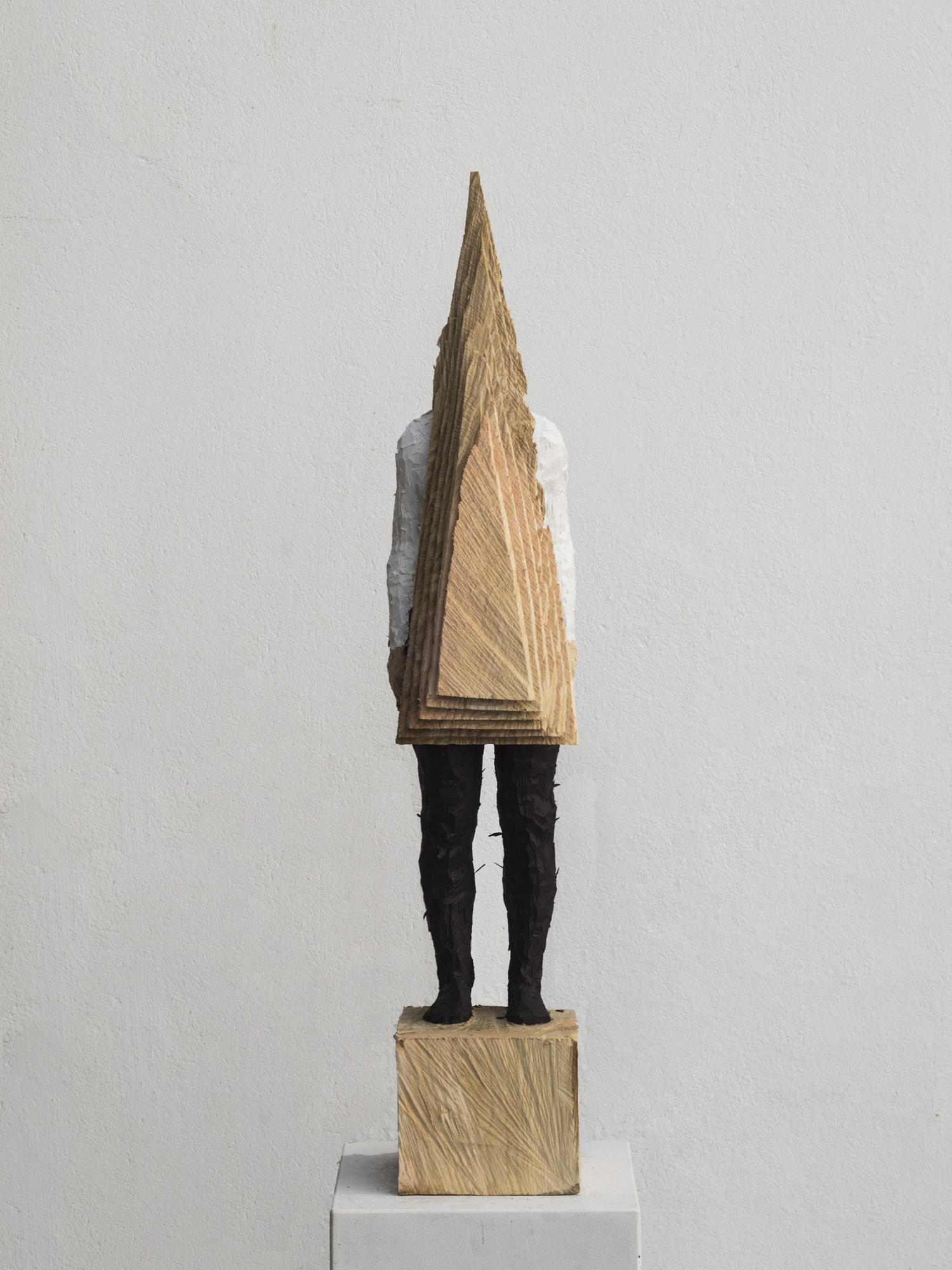 Edvardas Racevicius: Skulptur ‚Ohne Titel‘ (2018) (Unikat), Holz – Art.-Nr. 896760