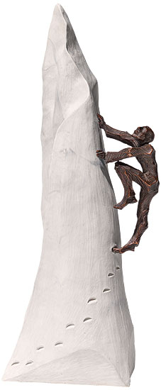Skulptur "Mein persönlicher Everest" von Roman Johann Strobl