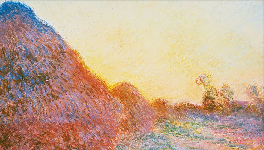Impressionism - Claude Monet: Picture 'Strawstack in the Sunlight'