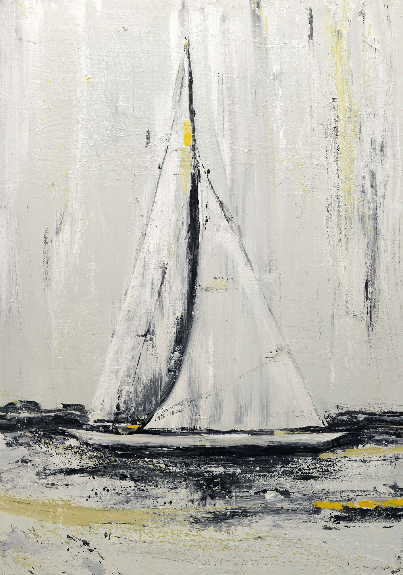 Lars Teichmann: Bild ‚Yachtclub-6‘ (2023) (Unikat)