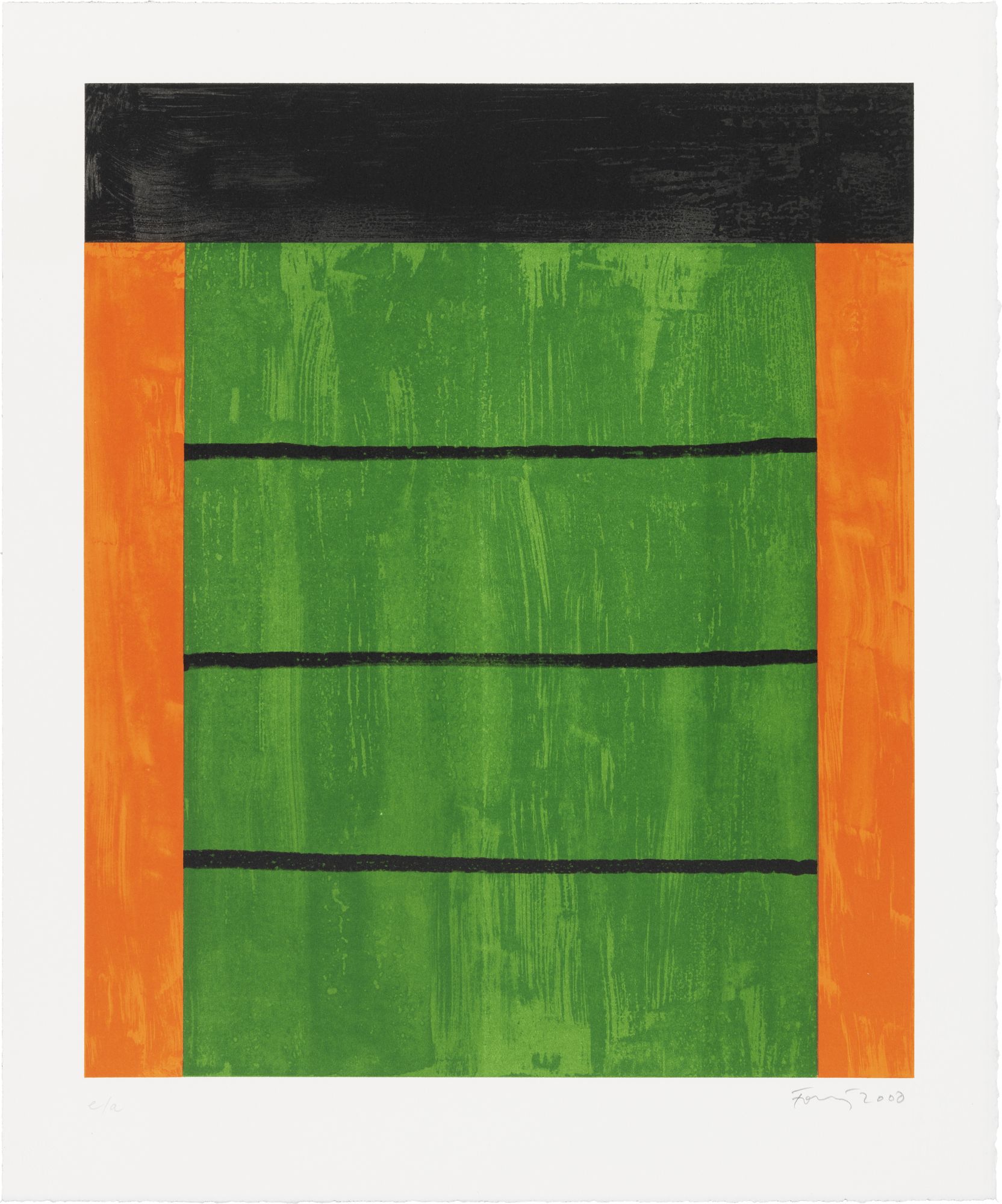 Günther Förg: Bild ‚Erker Suite 2000, Blatt 7‘ (2000)