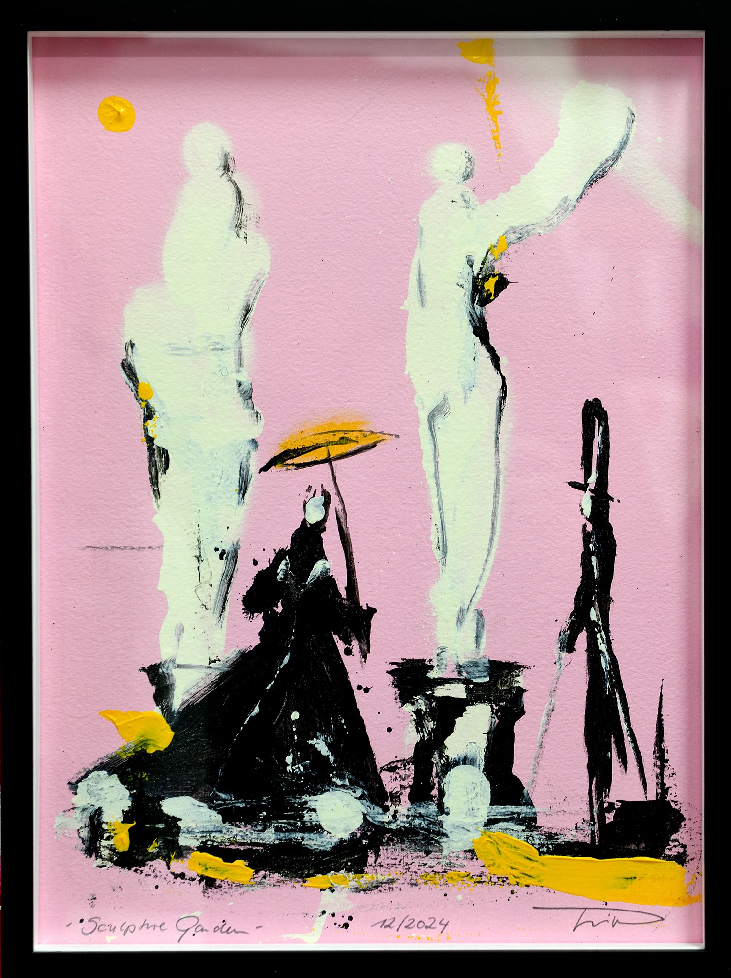 Lars Teichmann: Bild ‚sculpture garden‘ (2024) (Unikat)