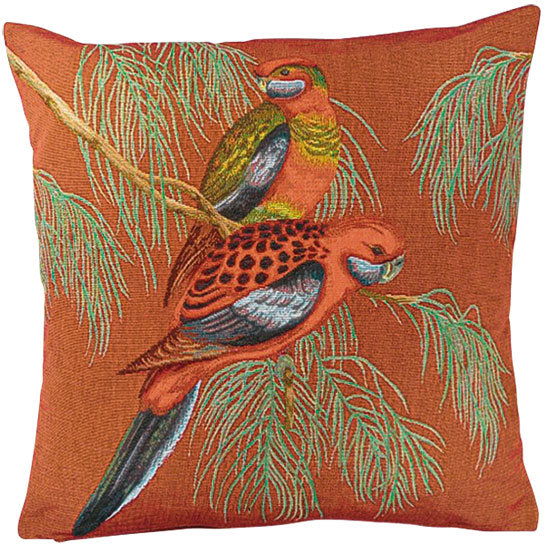 Cushion cover "Parrots Red"