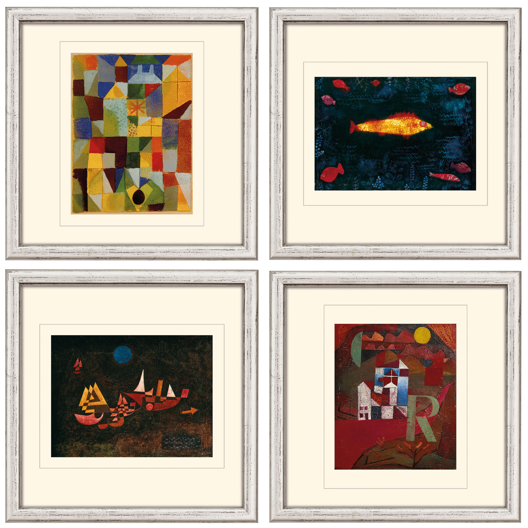 4 Bilder im Set von Paul Klee