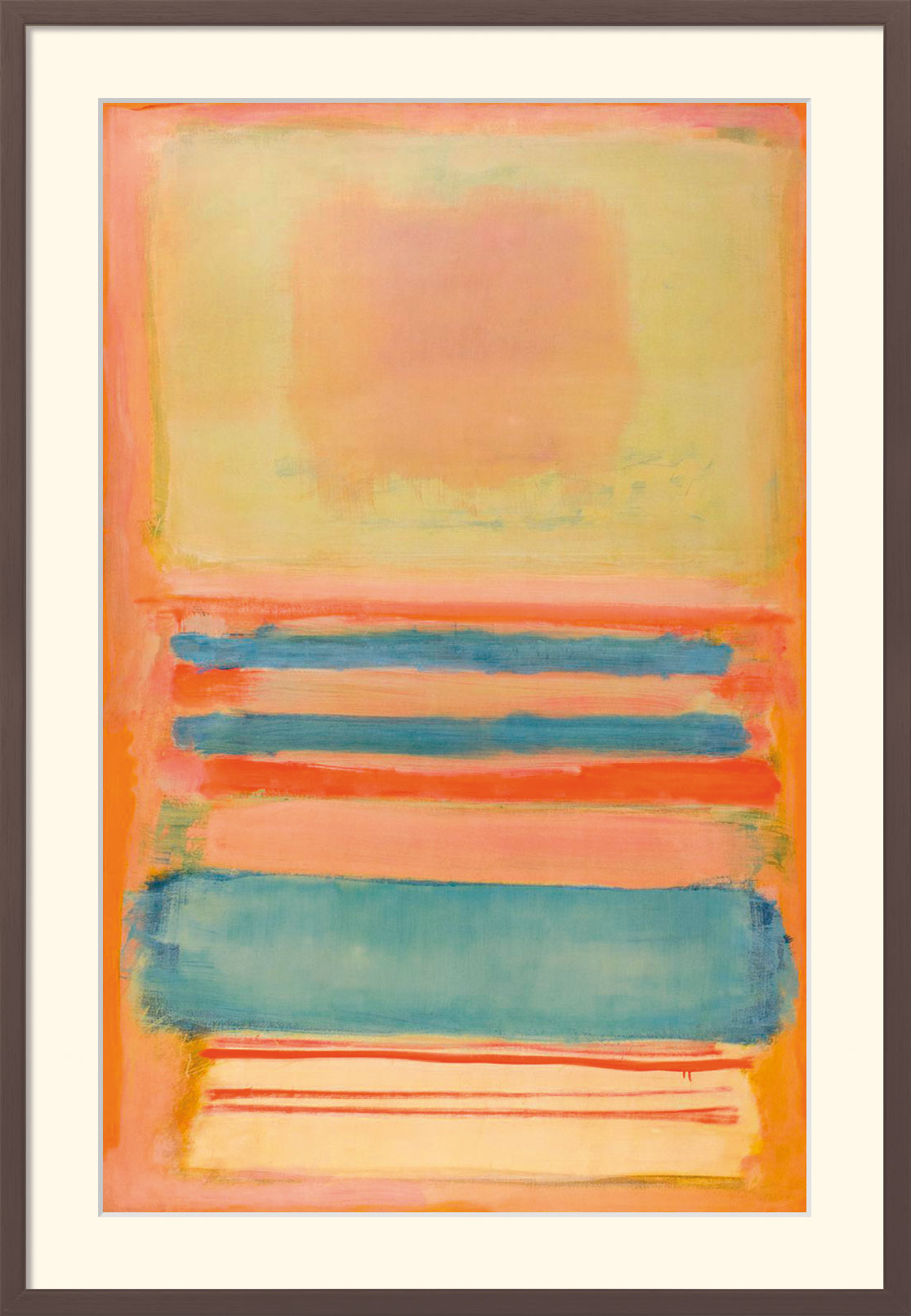 Picture "No. 7 or No. 11" (1949), framed by Mark Rothko