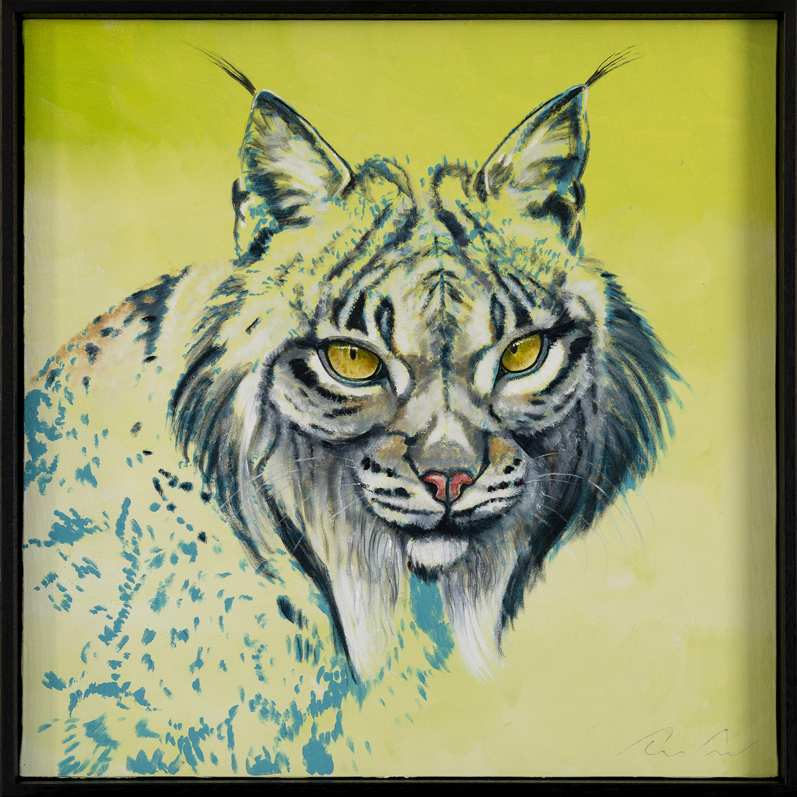 Lezzueck Coosemans: Bild ‚Serie Lichtblick I Luchs‘ (2026) (Unikat)