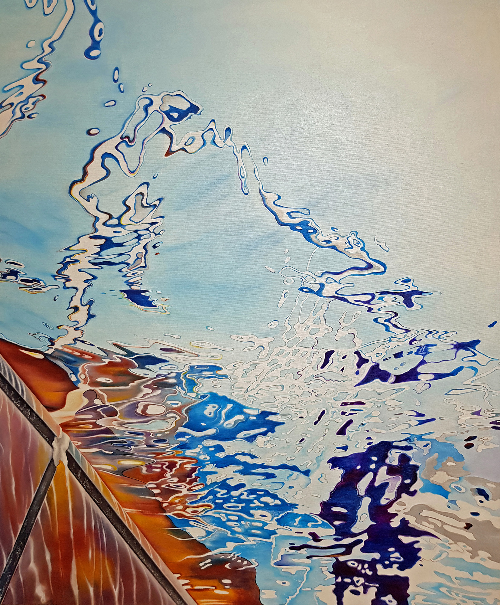 Alex Krull: Bild ‚Farbentanz‘ (2022) (Unikat)
