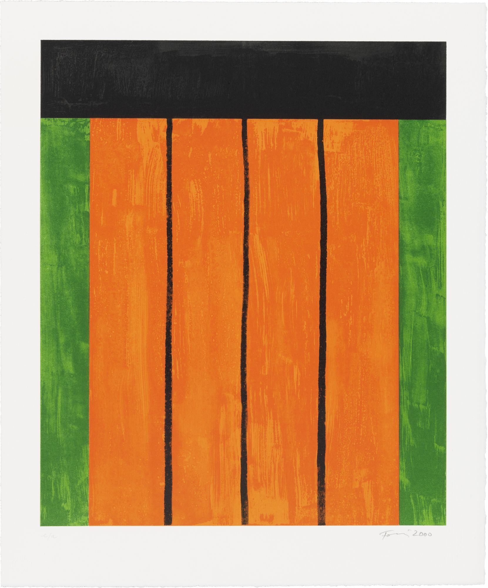 Günther Förg: Bild ‚Erker Suite 2000, Blatt 3‘ (2000)