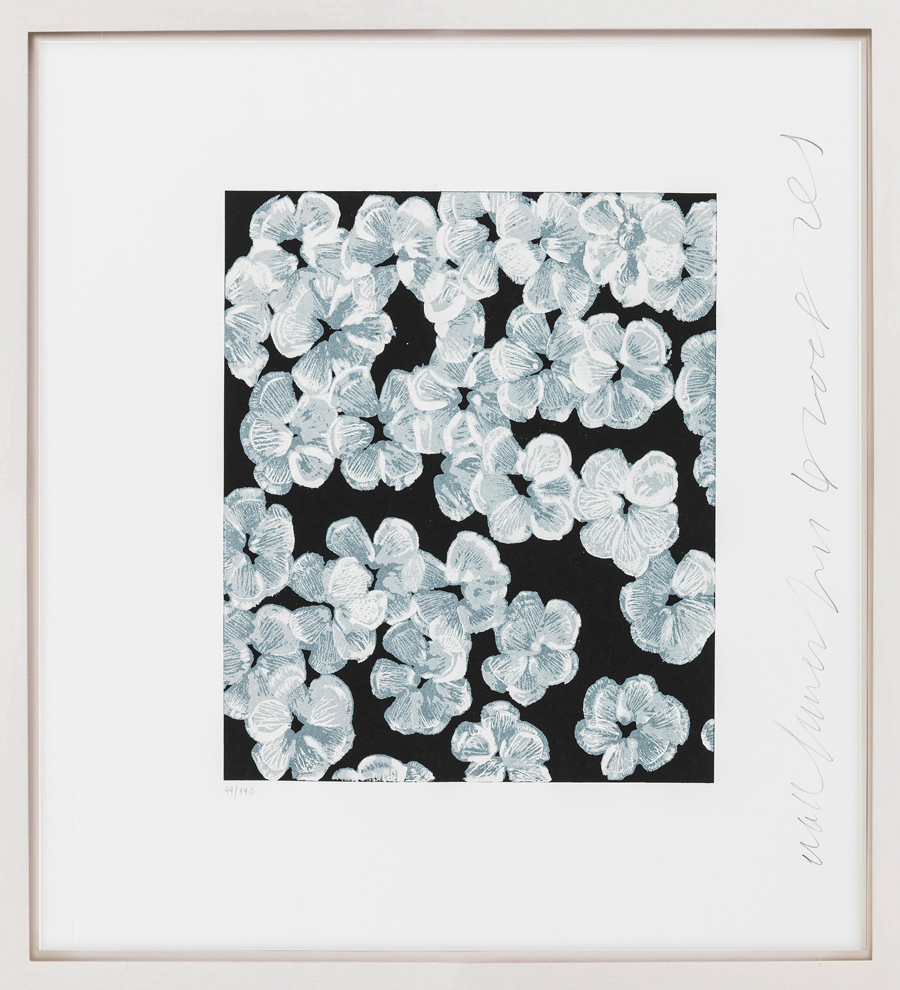 Donald Sultan: Bild ‚Wall flowers 8‘ (2008)