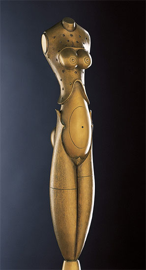 Sculpture "Eve with the Serpent", bronze by Paul Wunderlich