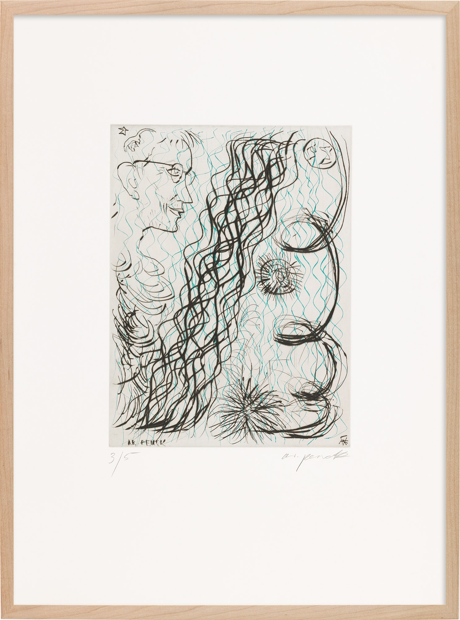 A. R. Penck: Bild ‚aus: Jewish Jetset‘ (1989) – Art.-Nr. 928080.R1