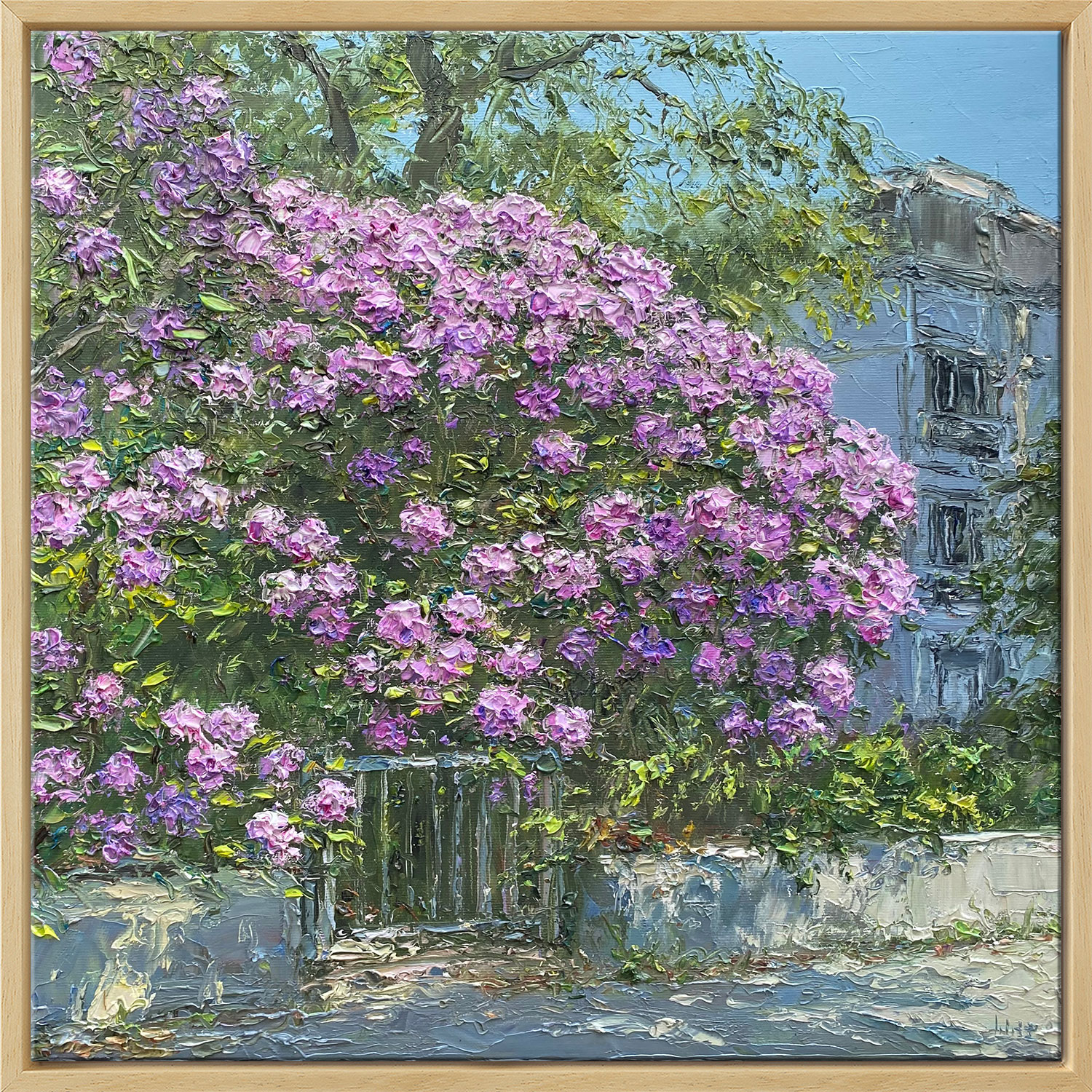 Køb Billede "Rhododendron" (2024) (Original / unika), indrammet af