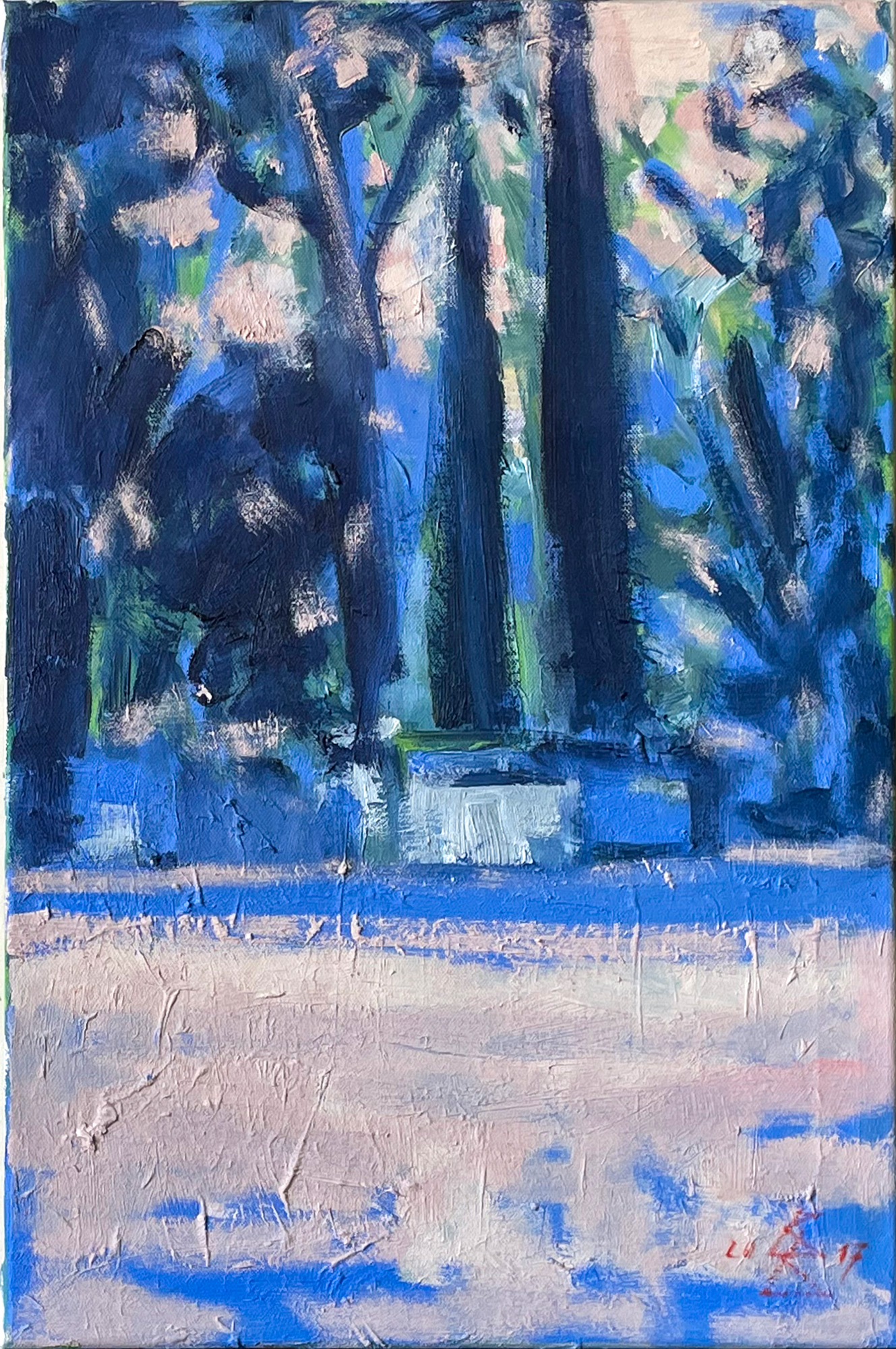 Wolf Bertram Becker: Bild ‚Belvedere‘ (2017) (Unikat)