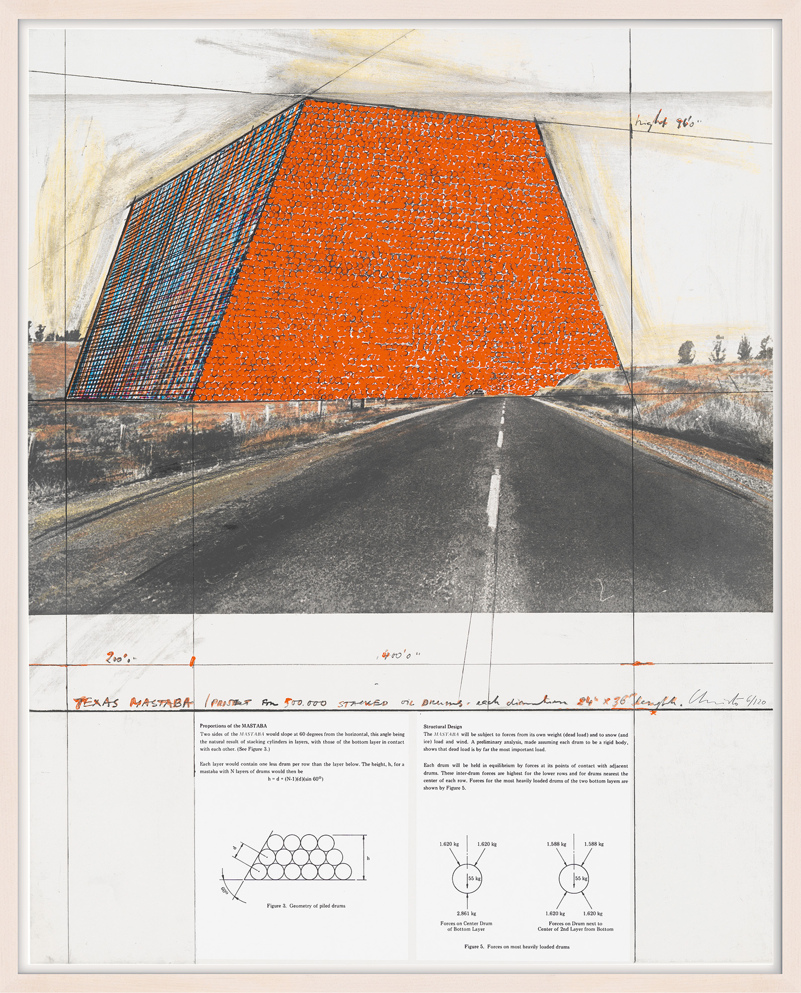 Christo: Bild ‚Texas Mastaba‘ (1977)