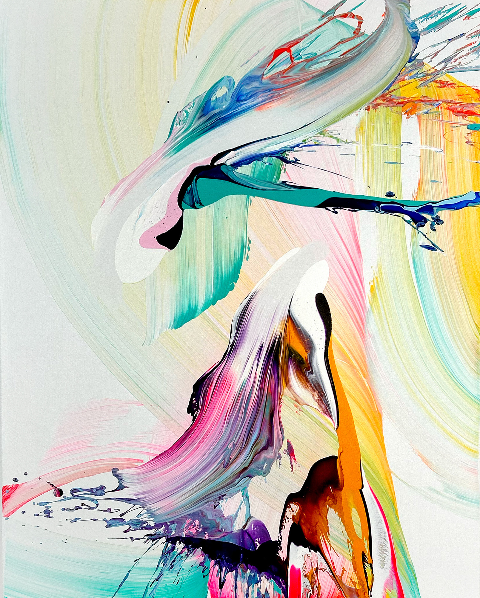 Nikolaos Schizas: Bild ‚two directions‘ (2024) (Unikat)