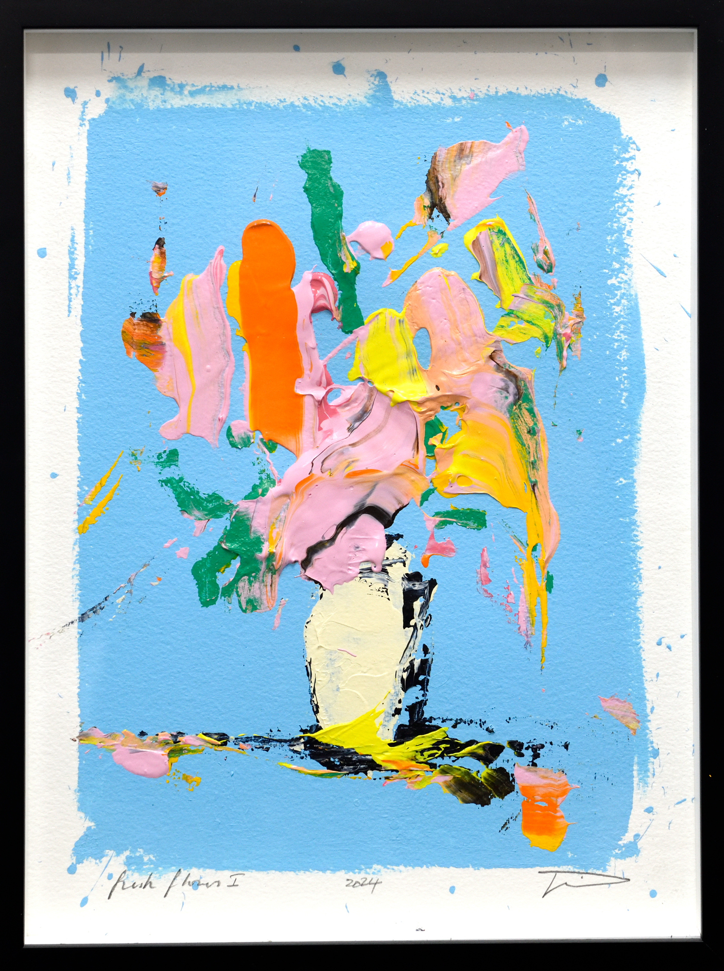 Lars Teichmann: Bild ‚fresh flowers_1‘ (2024) (Unikat)