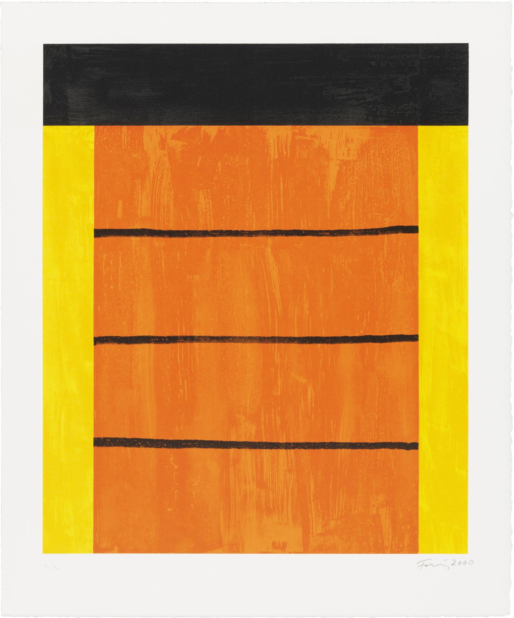 Günther Förg: Bild ‚Erker Suite 2000, Blatt 6‘ (2000)