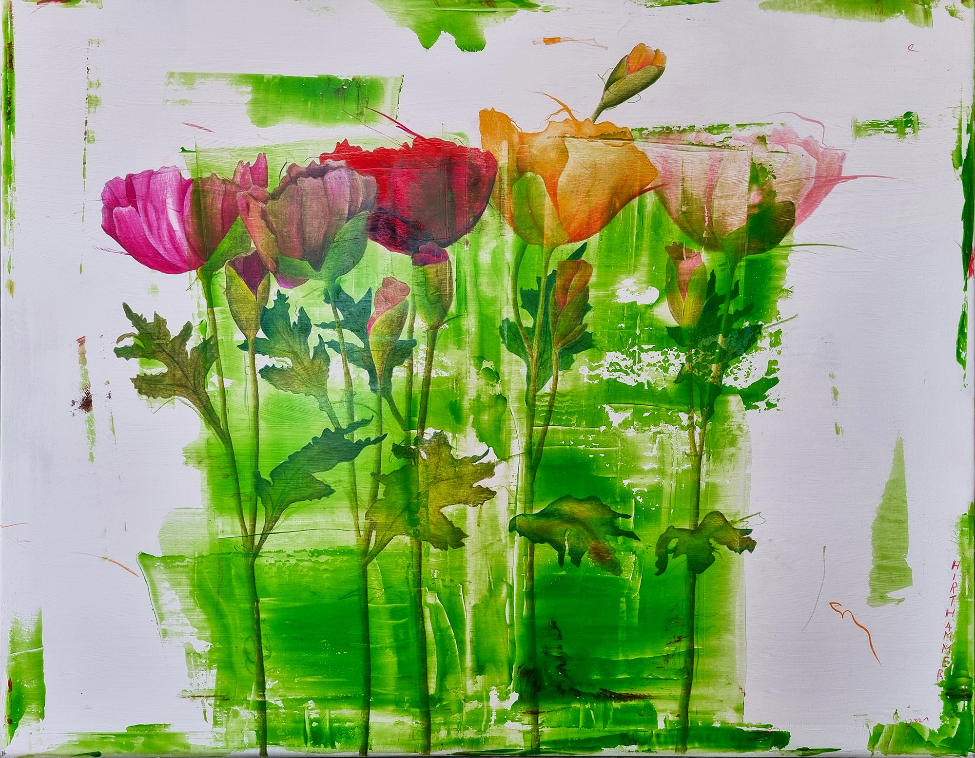 Josef Hirthammer: Bild ‚Five‘ (2021) (Unikat)