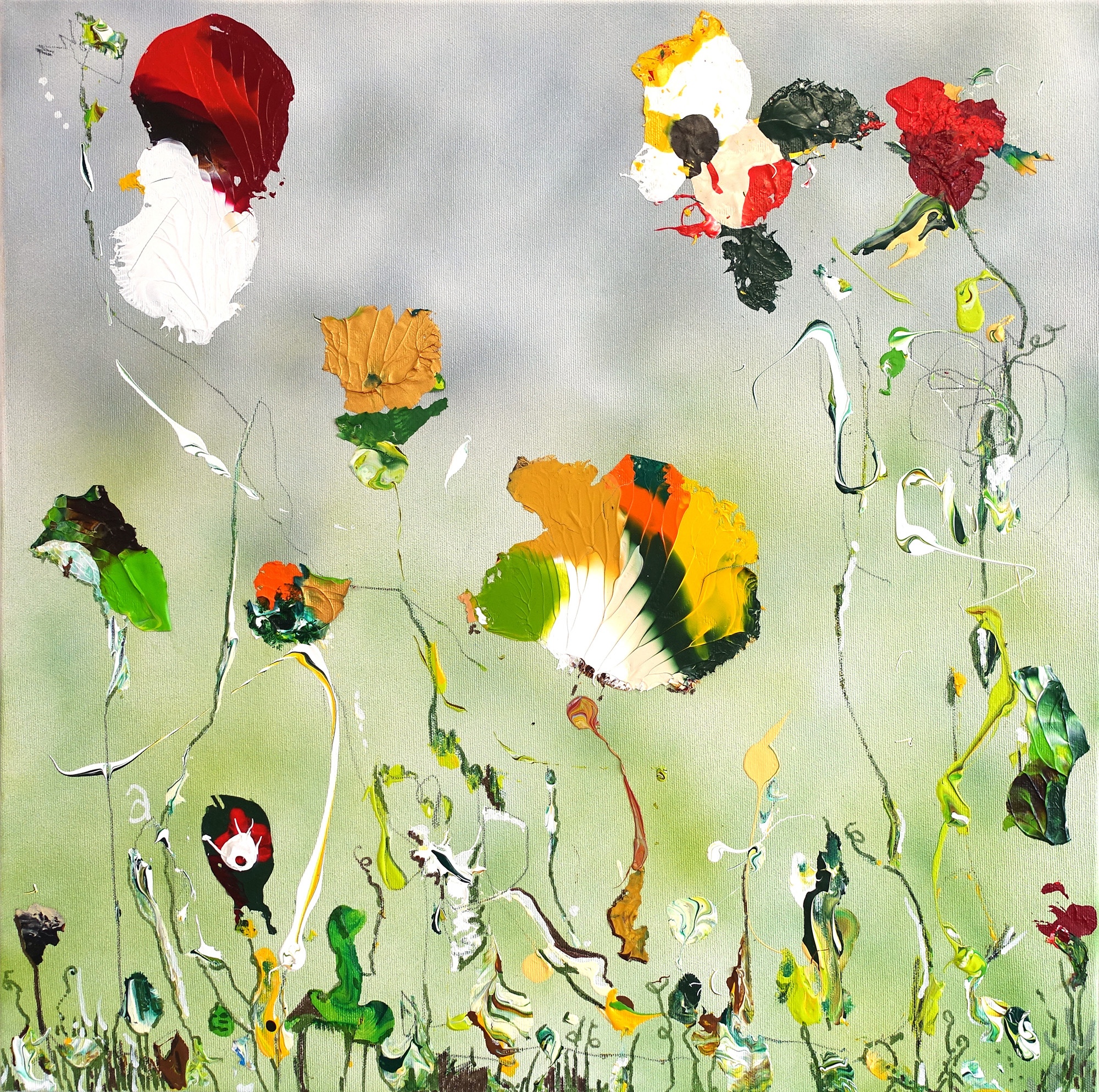 Christine Müller: Bild ‚Hommage á  Debussy‘ (2019-24) (Unikat)
