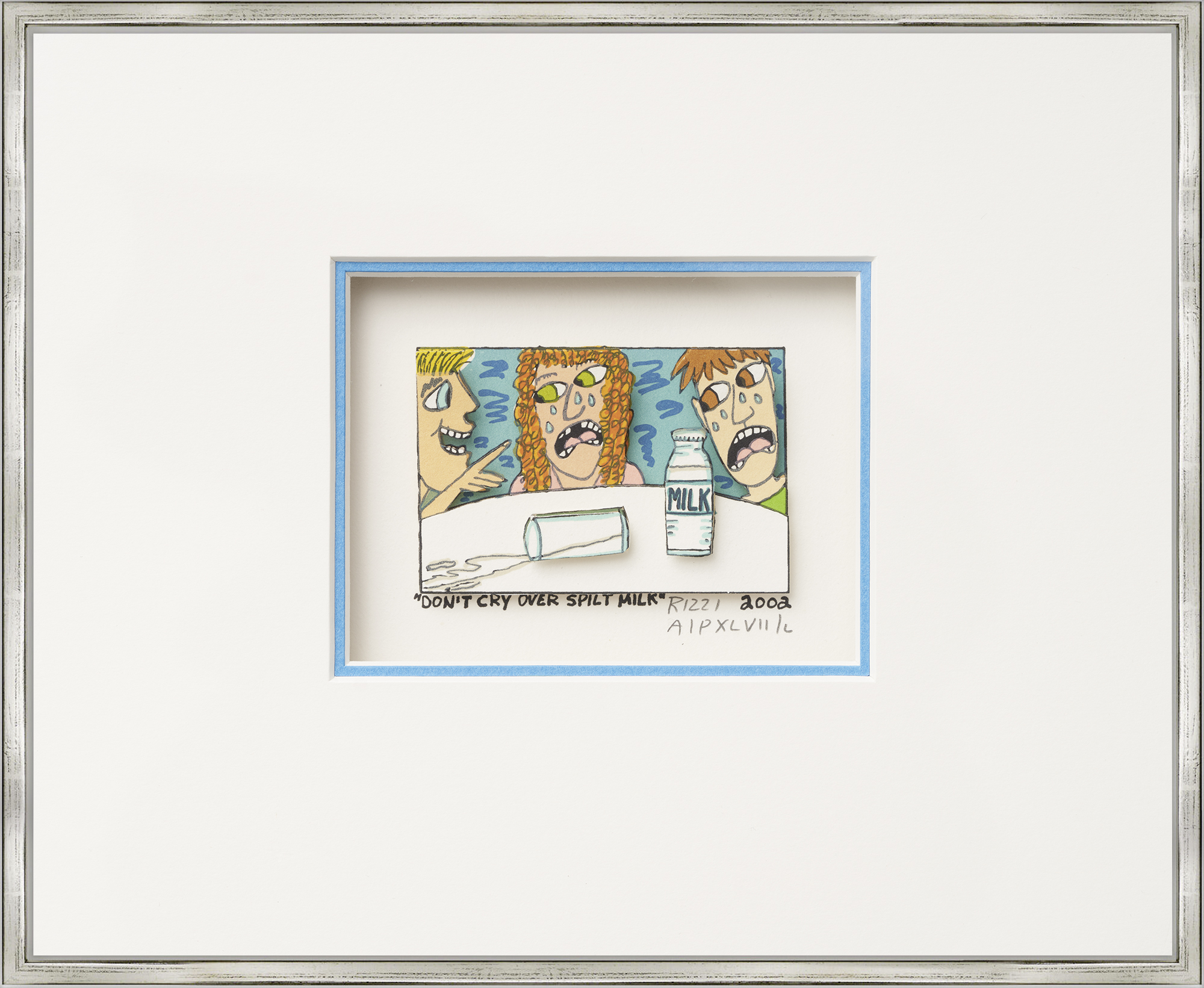 James Rizzi: Bild ‚Don’t Cry Over Split Milk‘ (2002)