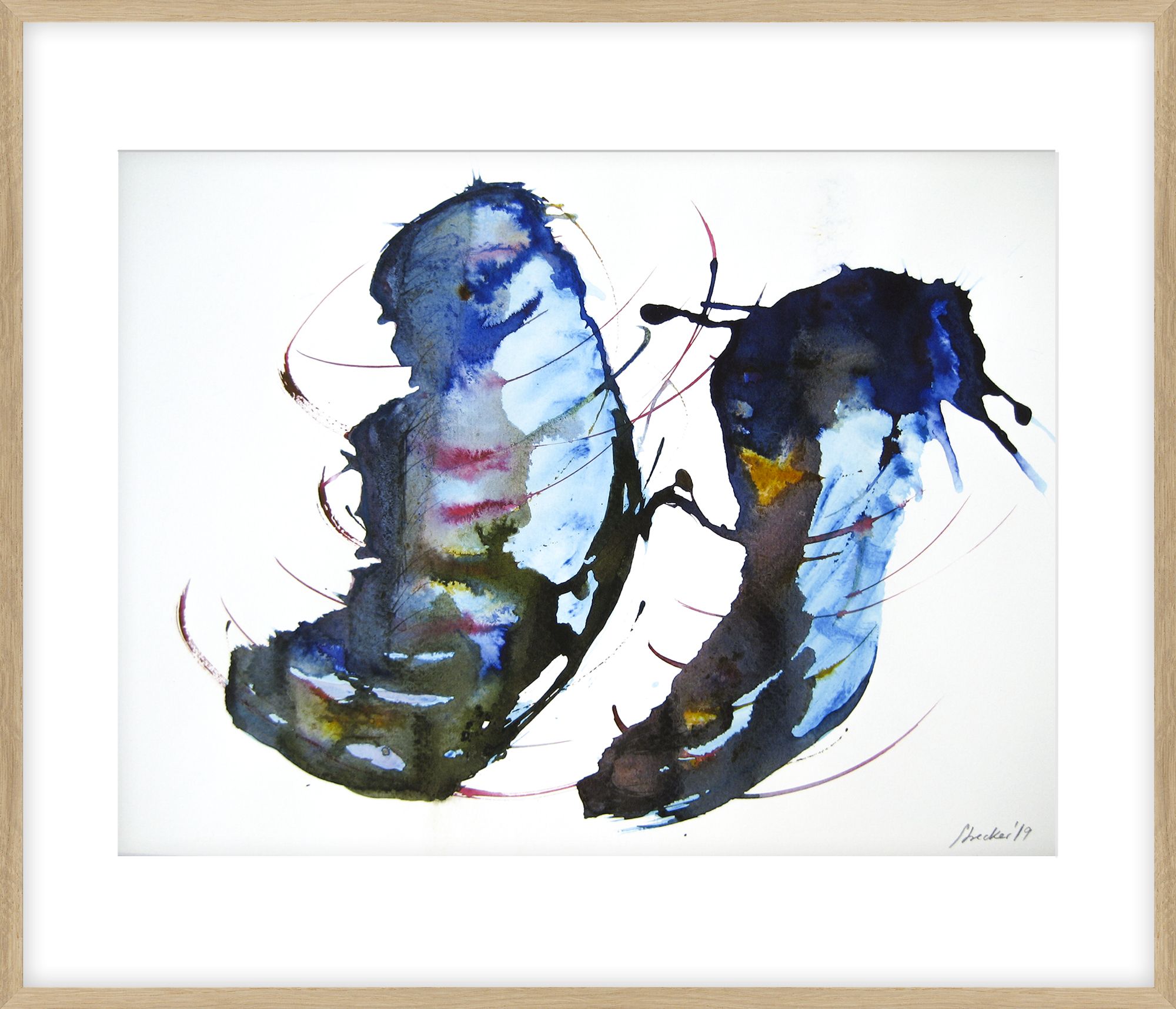 Renée Strecker: Bild ‚Incontro VI‘ (2019) (Unikat)