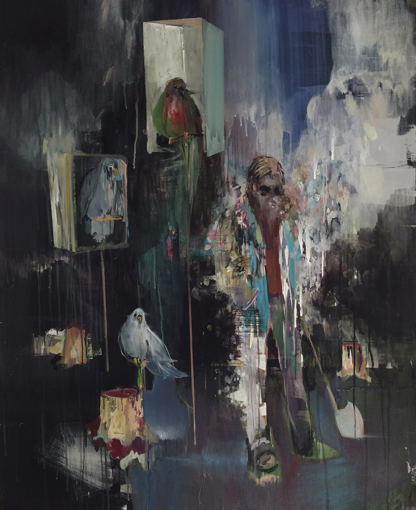 Christian Krieter: Bild ‚Flanell‘ (2018) (Unikat)