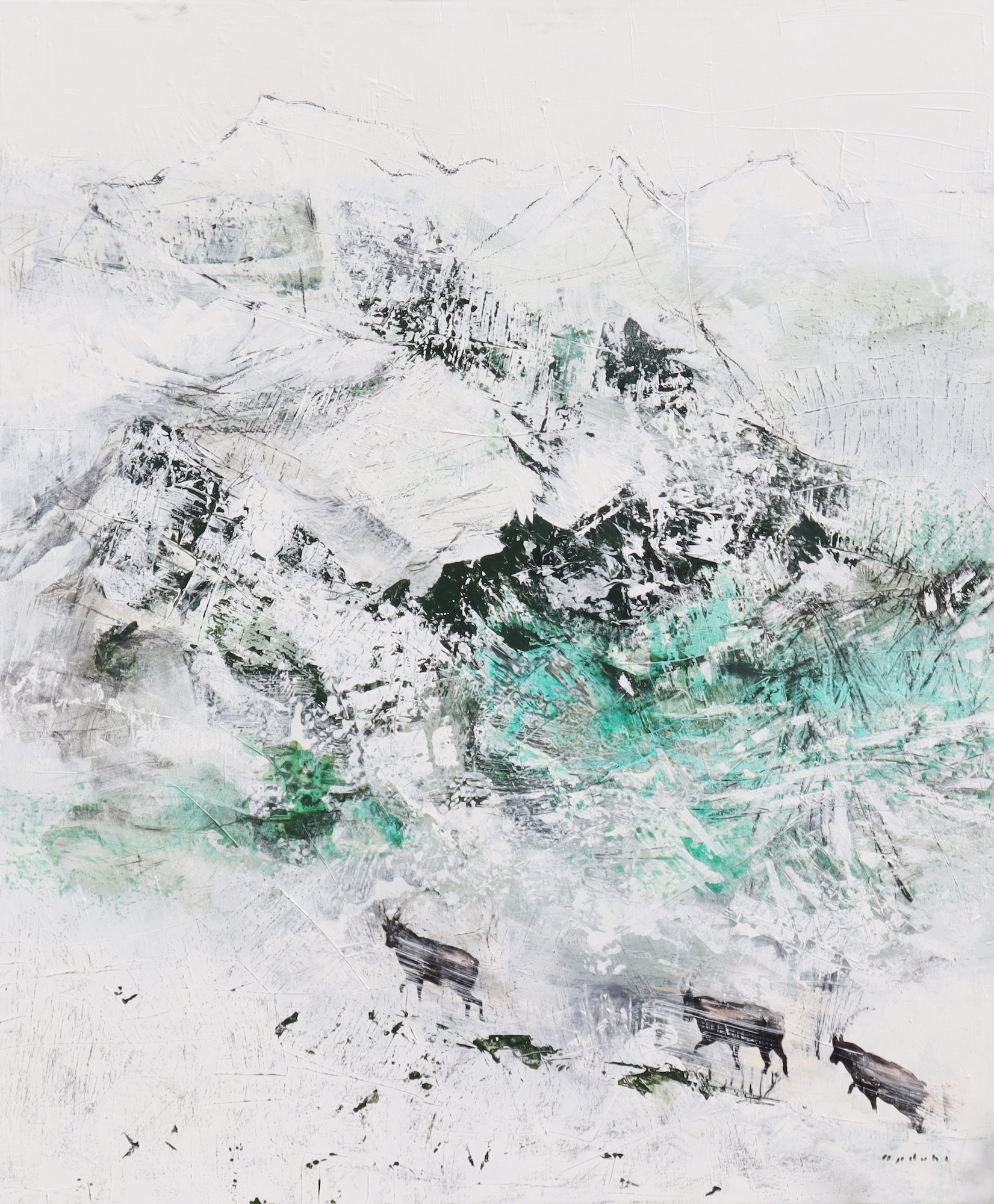 Simone Opdahl: Bild ‚Mountainview # 11‘ (2024) (Unikat)