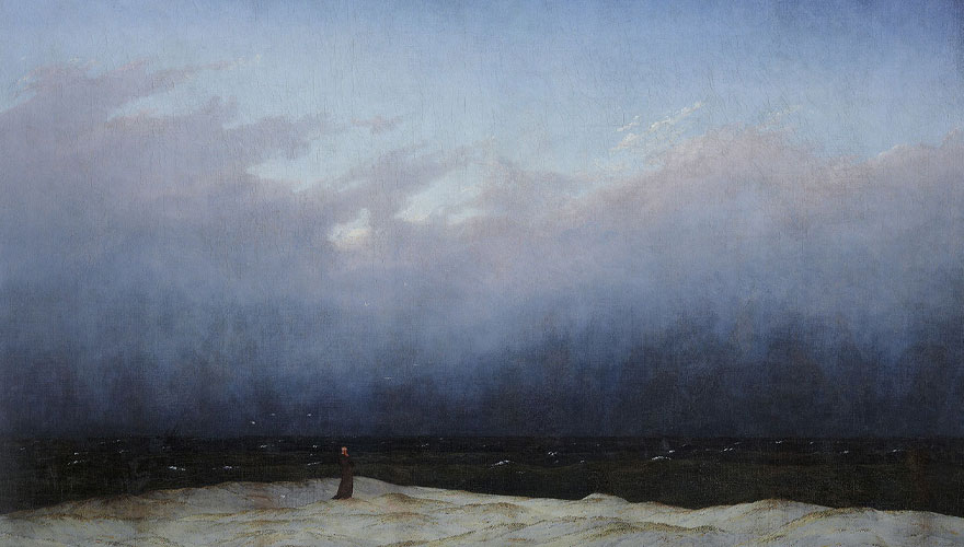 Caspar David Friedrich: 'Der Mönch am Meer'
