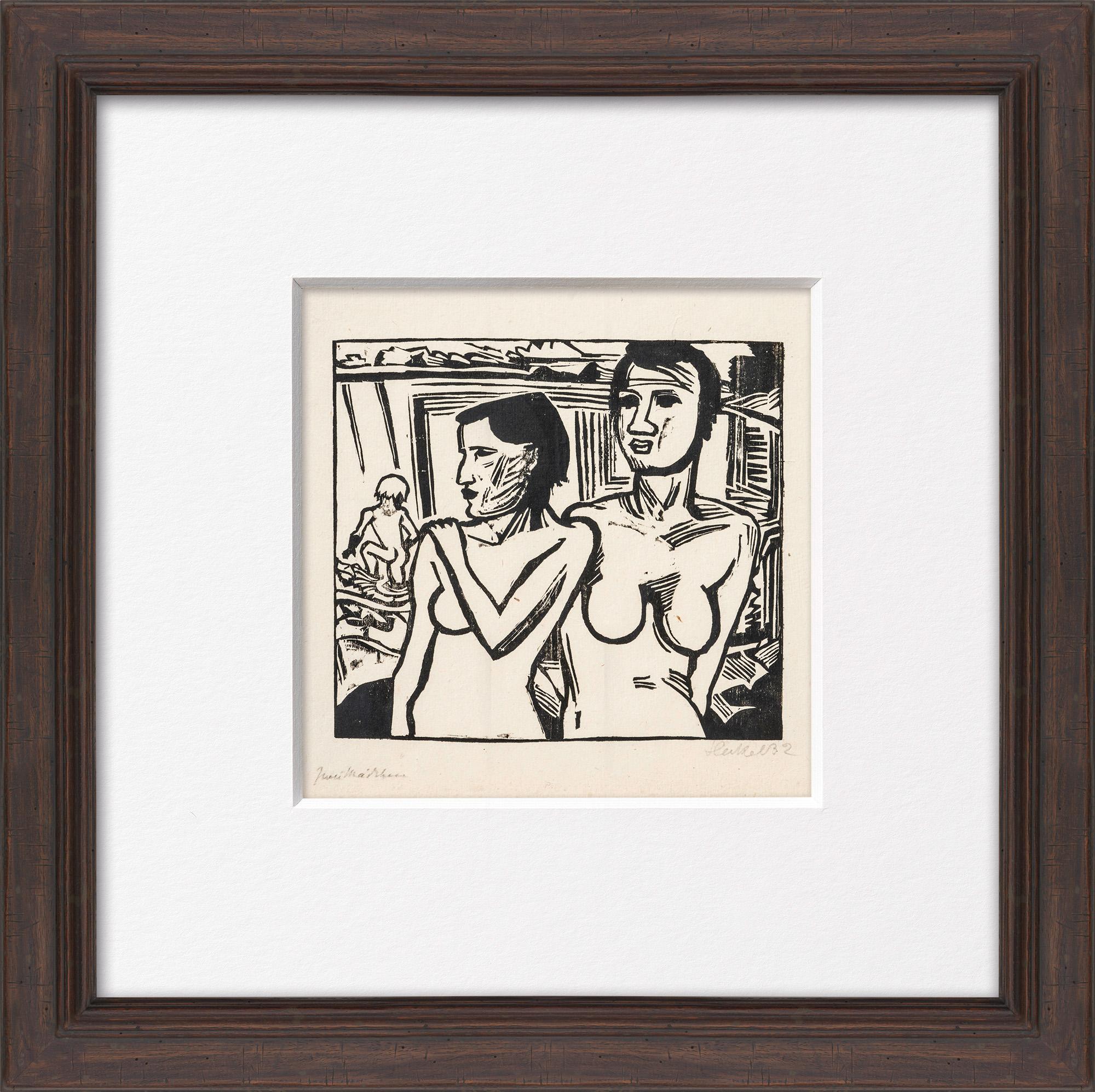 Erich Heckel: Bild ‚Zwei Mädchen‘ (1932)