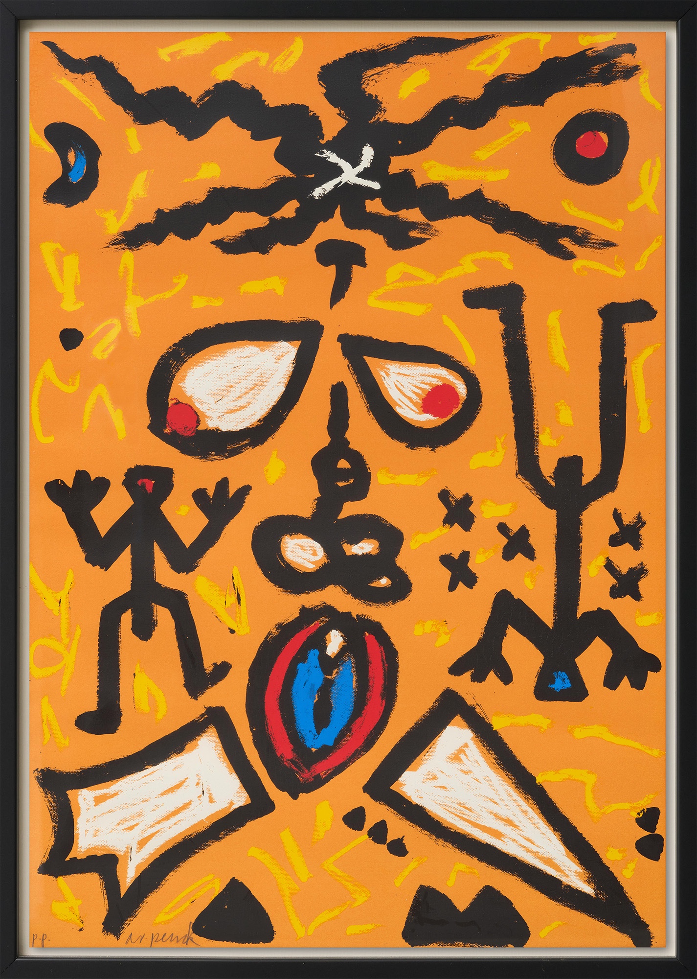 A. R. Penck: Bild ‚Ohne Titel‘ (1991)